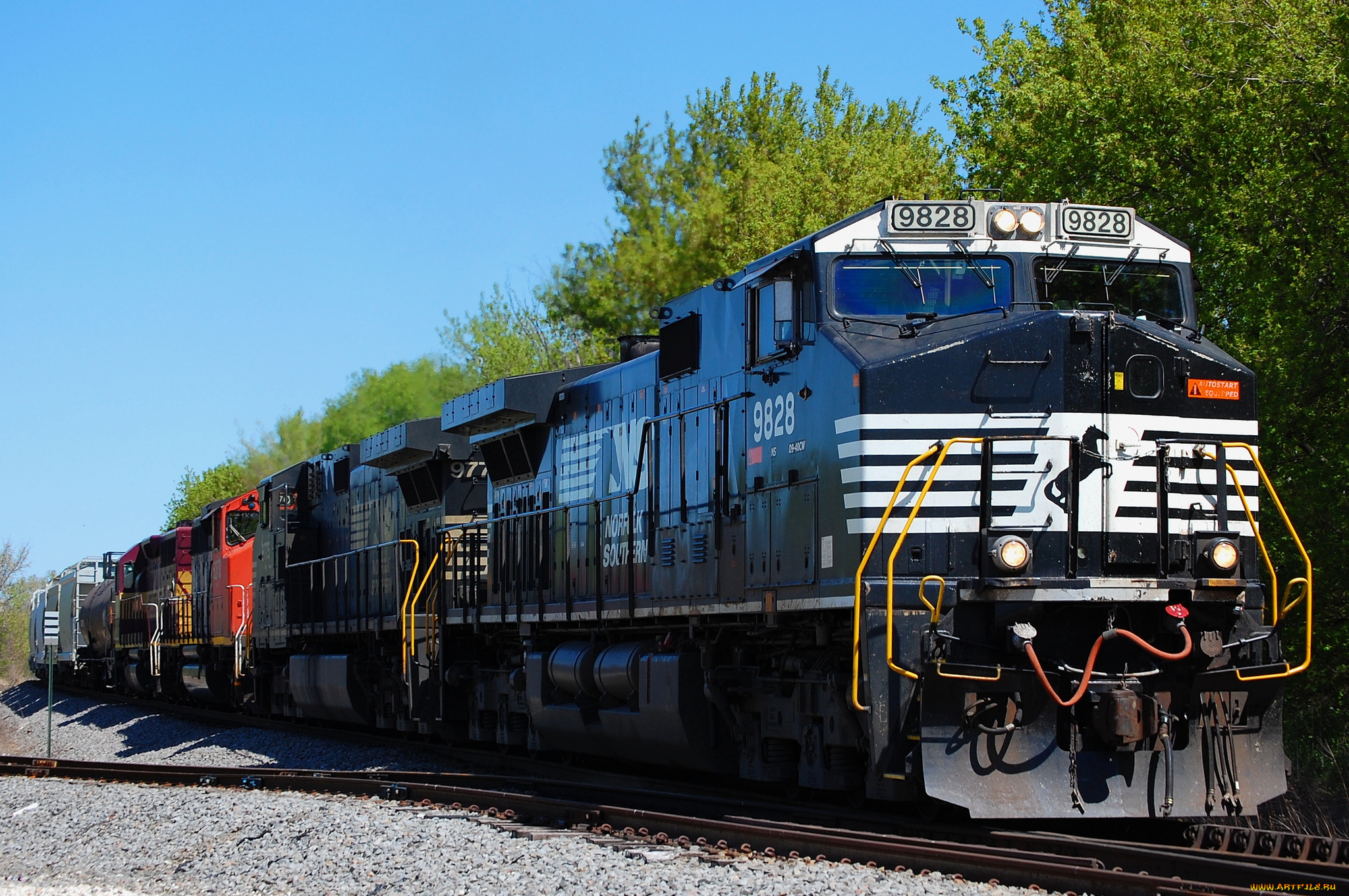 техника, поезда, состав, рельсы, локомотив, дорога, железная