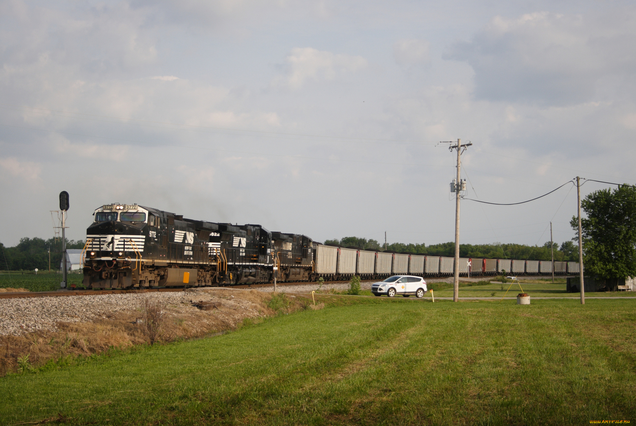 техника, поезда, локомотив, рельсы, дорога, железная