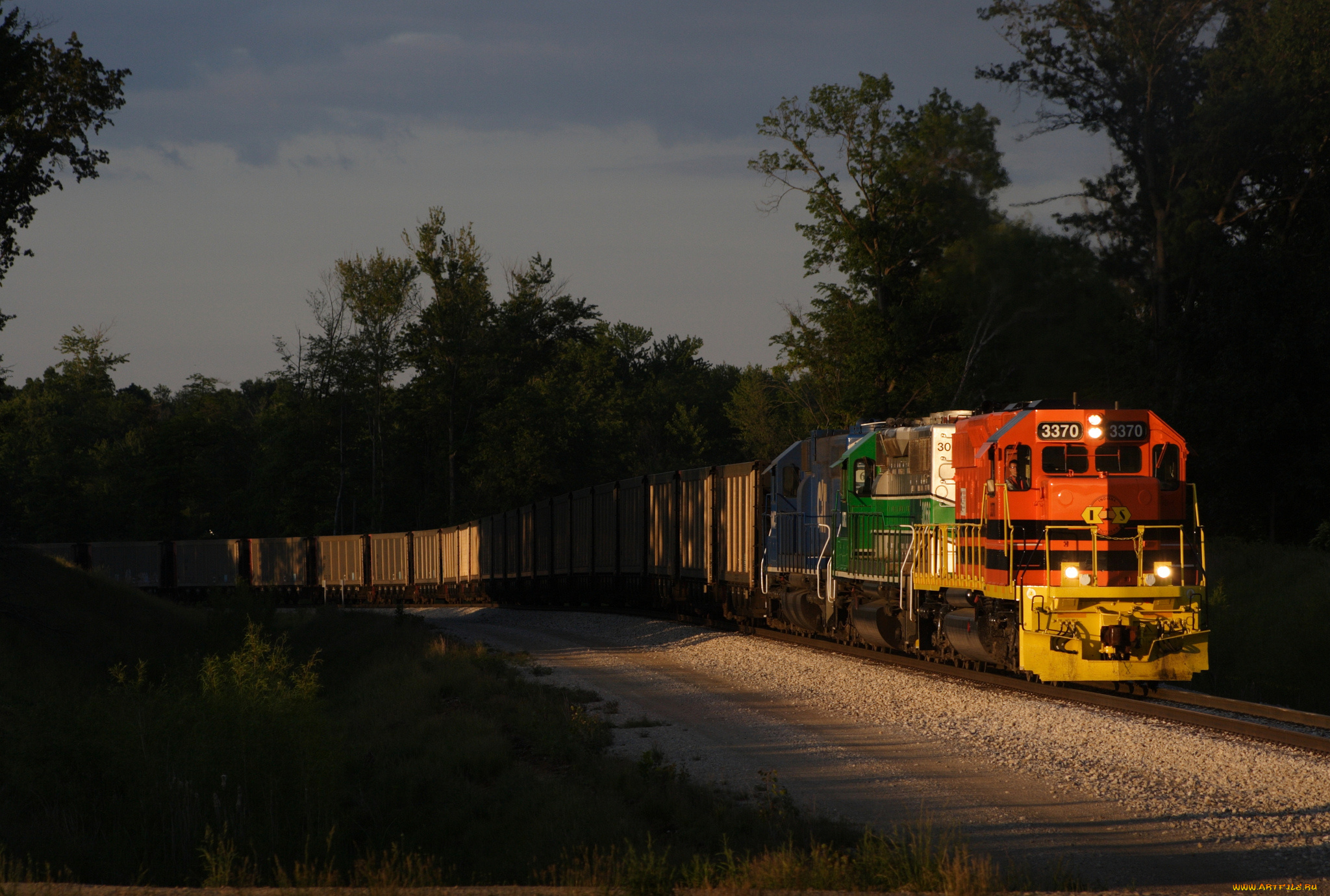 техника, поезда, дорога, железная, локомотив, рельсы