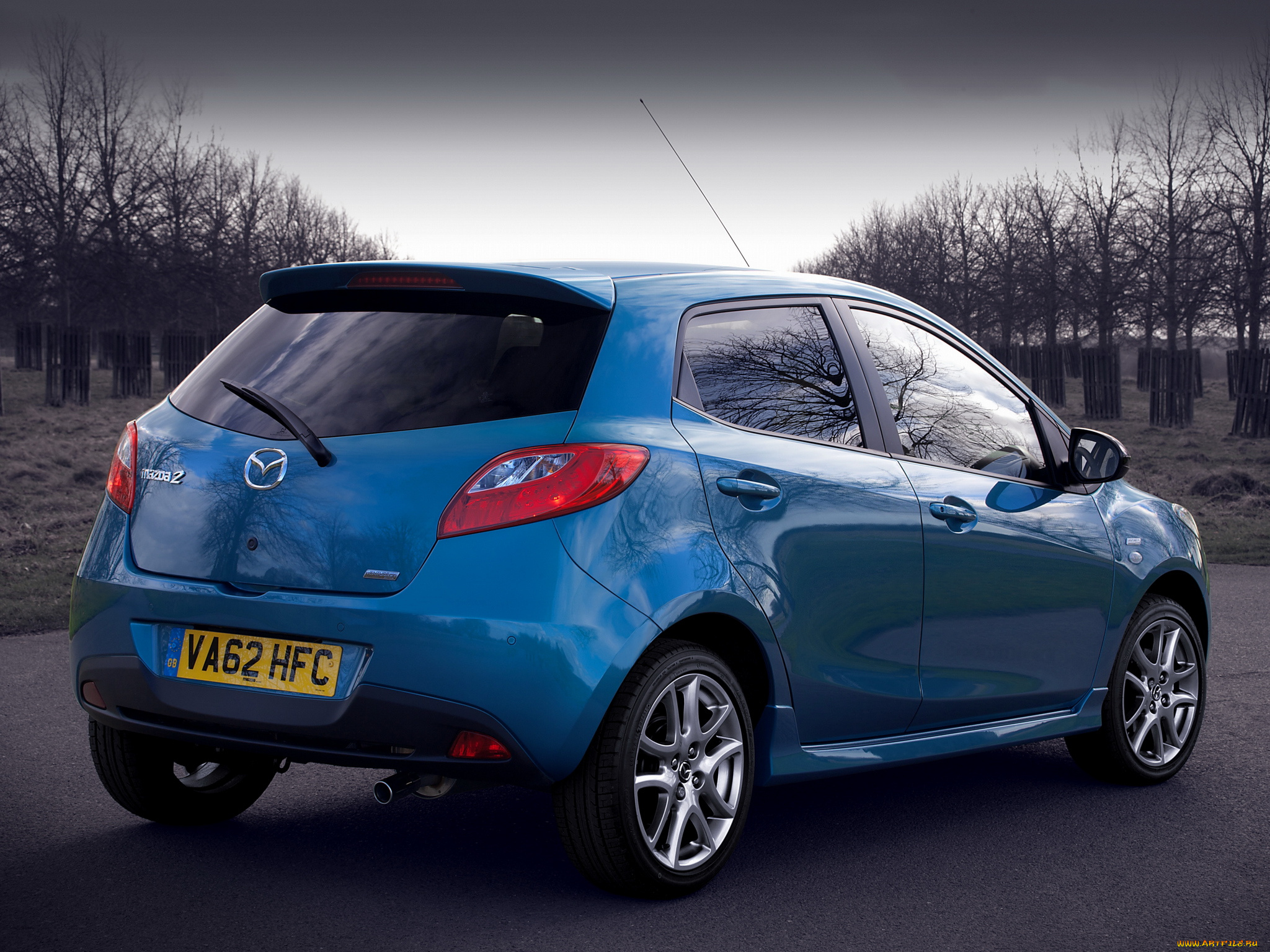 автомобили, mazda, 2013, синий, de2, venture, mazda2