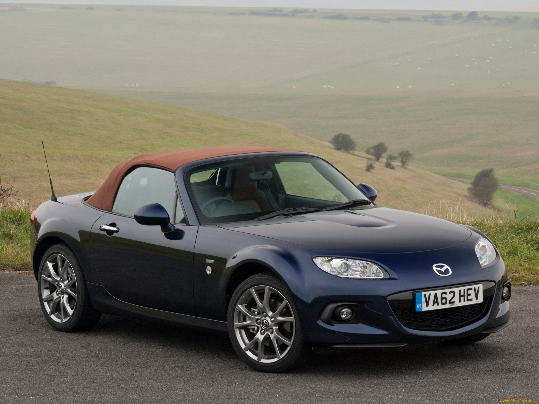 автомобили, mazda, синий, 2013, nc2, venture, roadster, mx-5