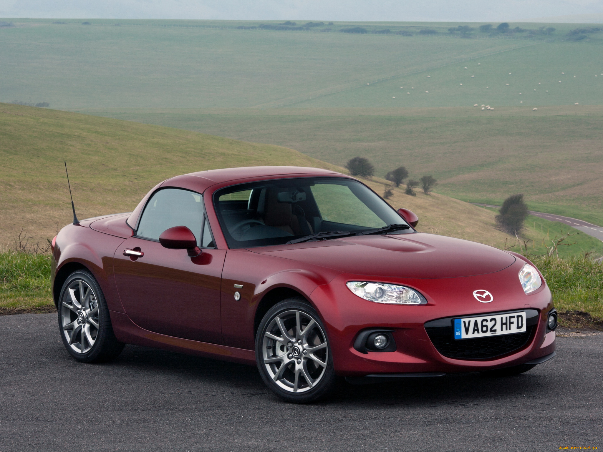 автомобили, mazda, venture, mx-5, roadster-coupe, красный, 2013, nc2
