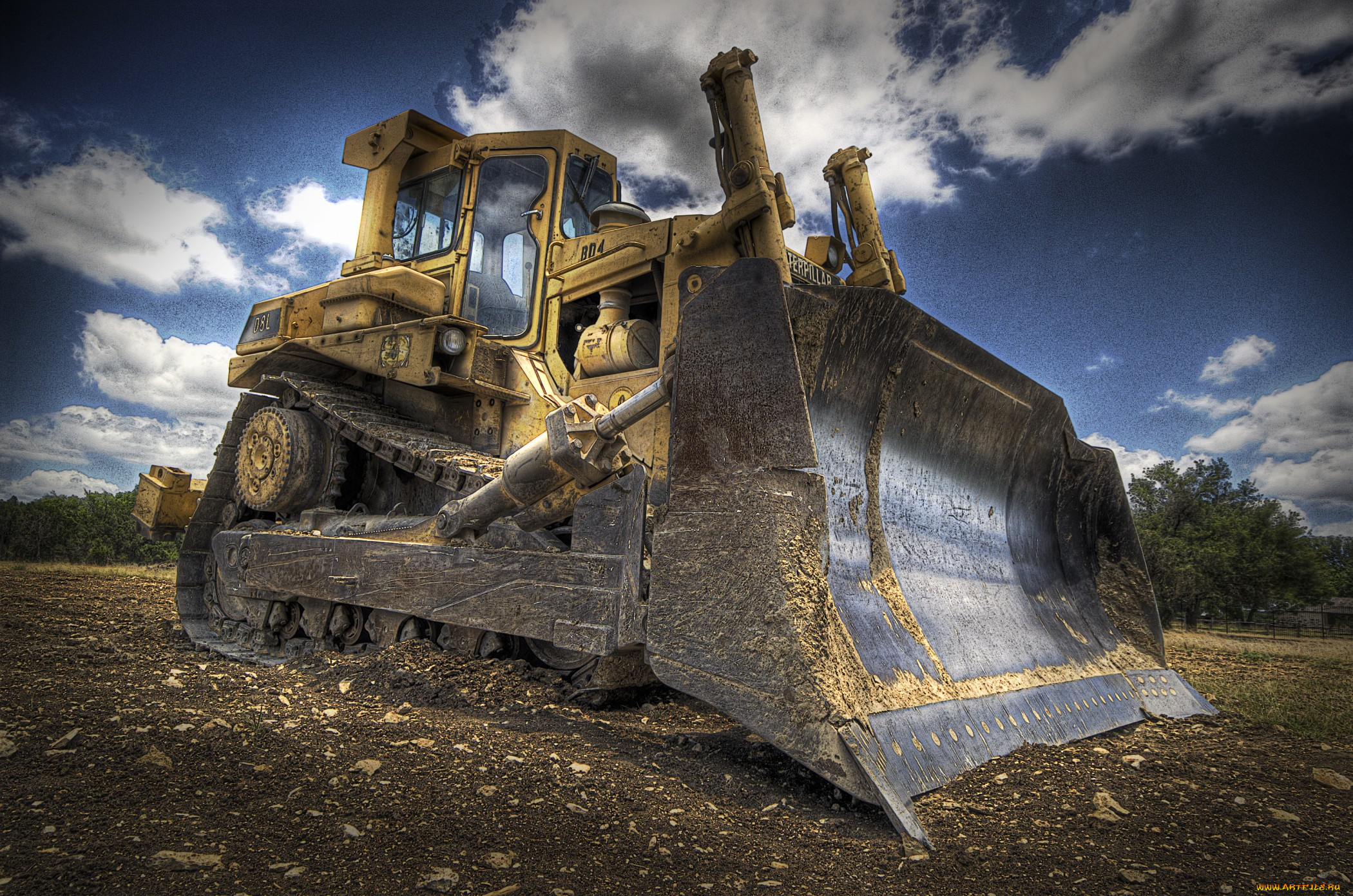техника, бульдозеры, мощь, ковш, бульдозер