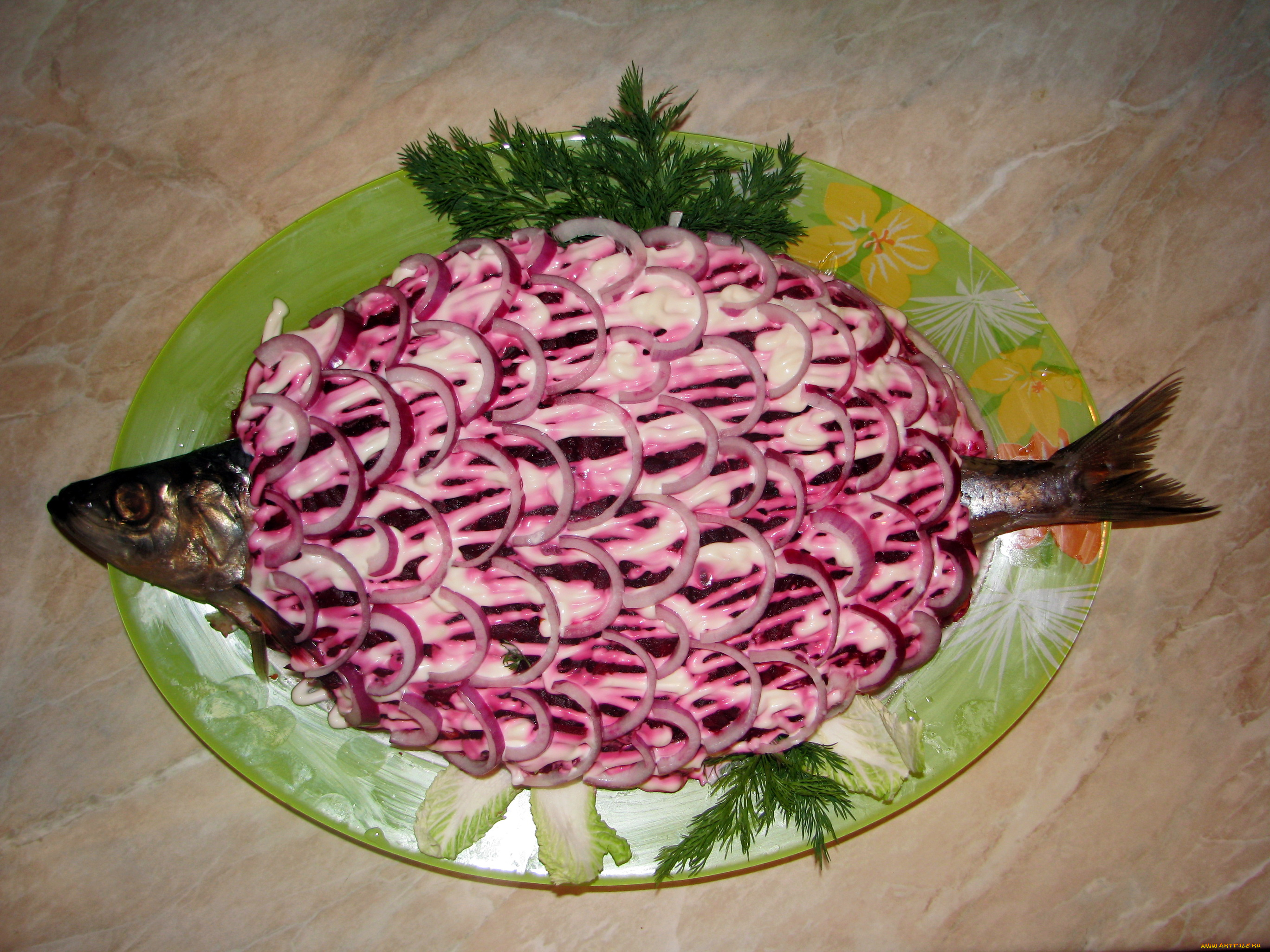 селедка, под, шубой, еда, салаты, , закуски, лук, салат, бураки, селедка