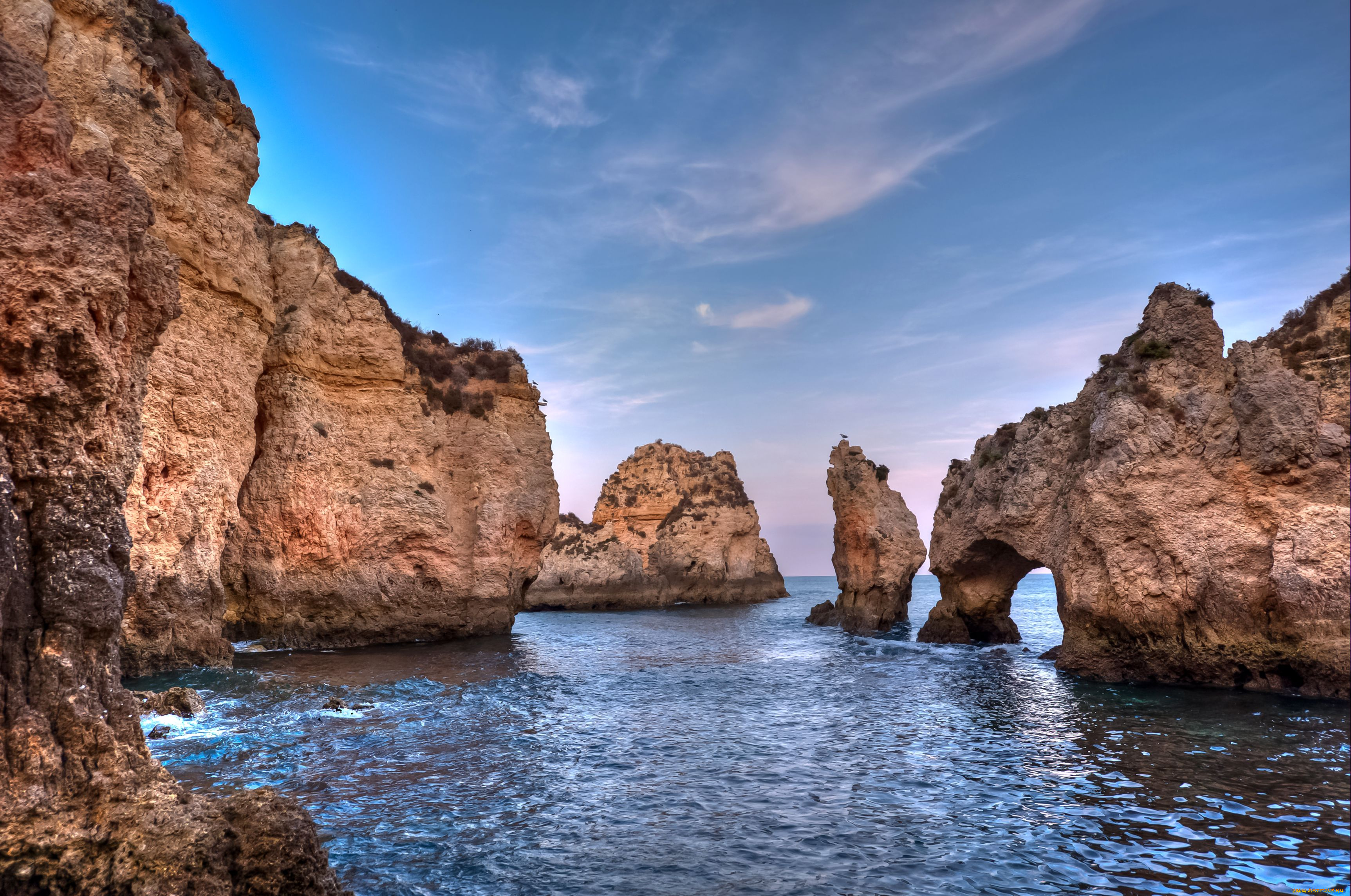 природа, моря, океаны, скалы, море