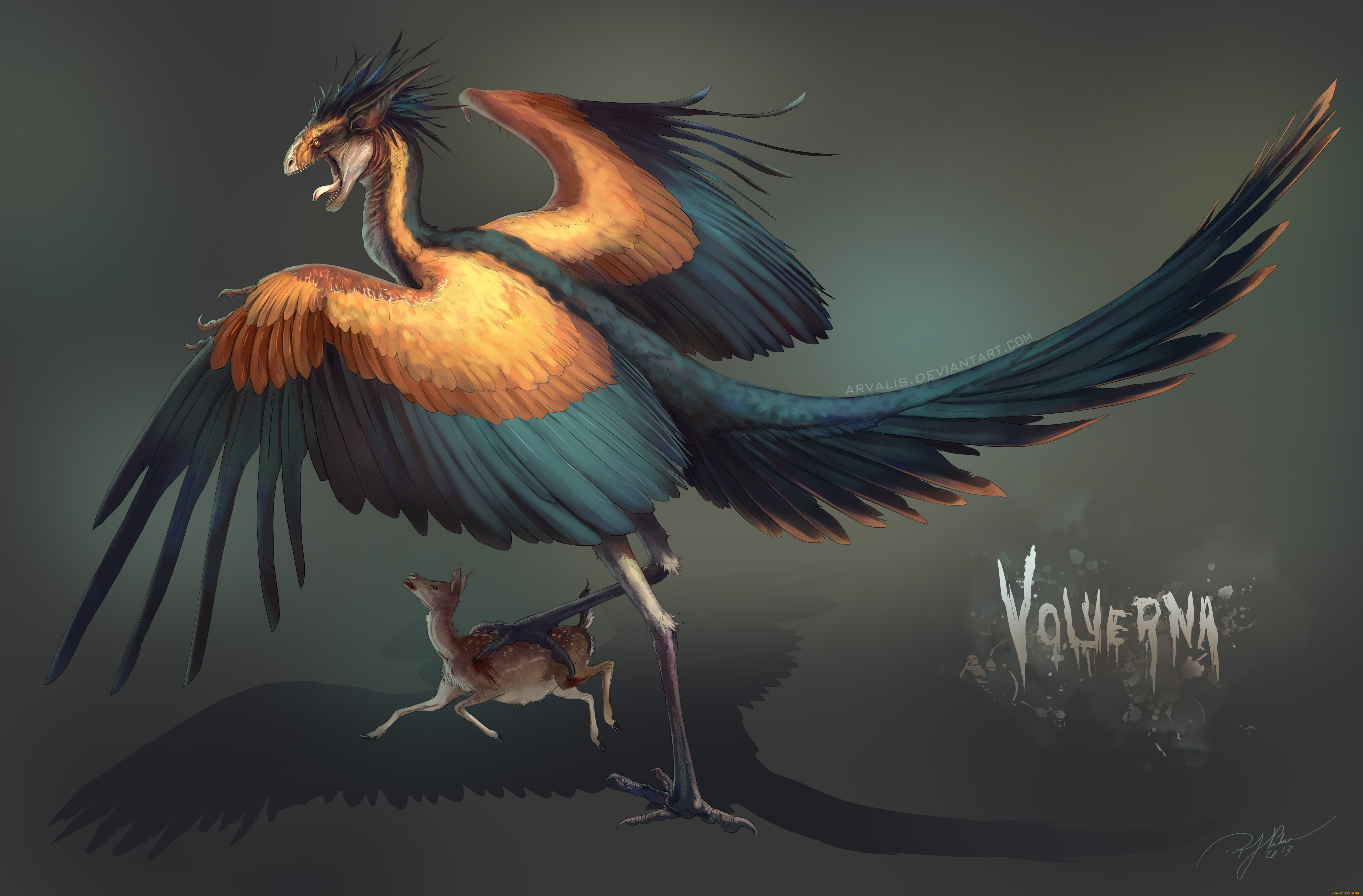 рисованные, животные, , доисторические, олень