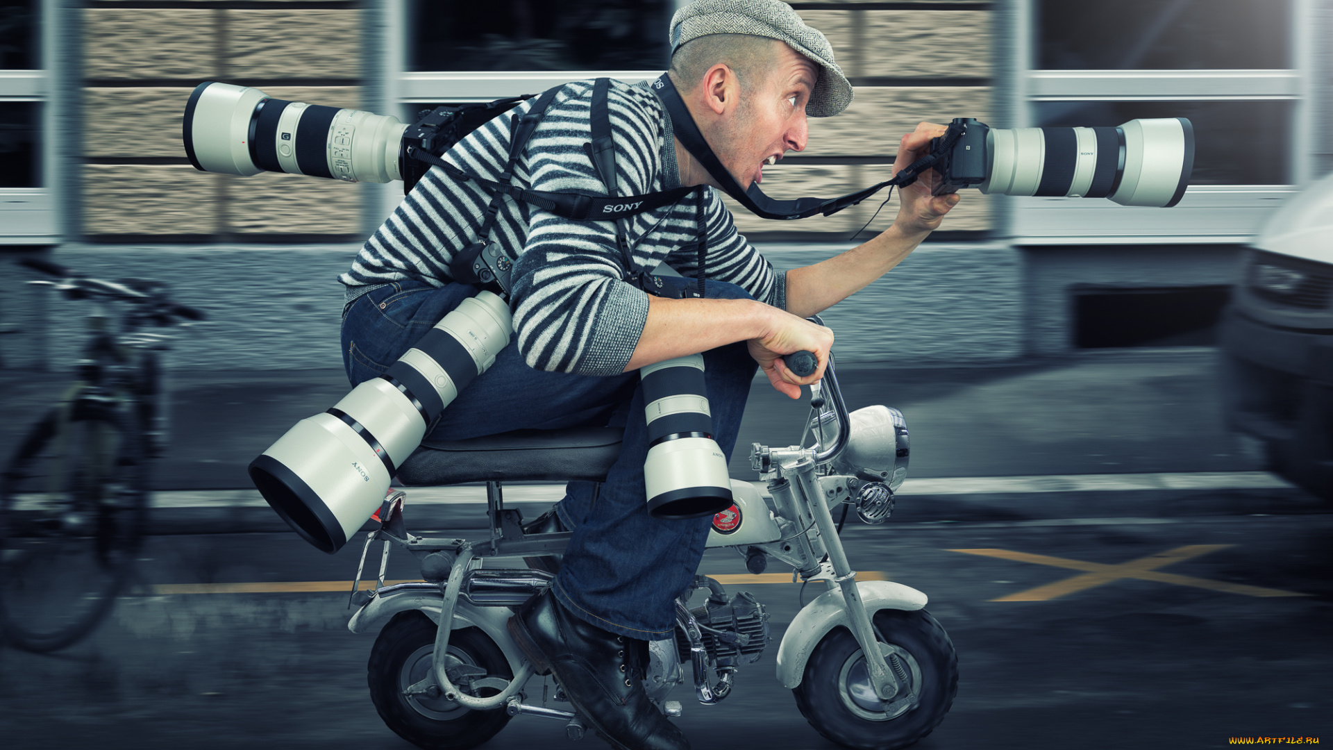 юмор, и, приколы, фотограф, кепка, папарацци