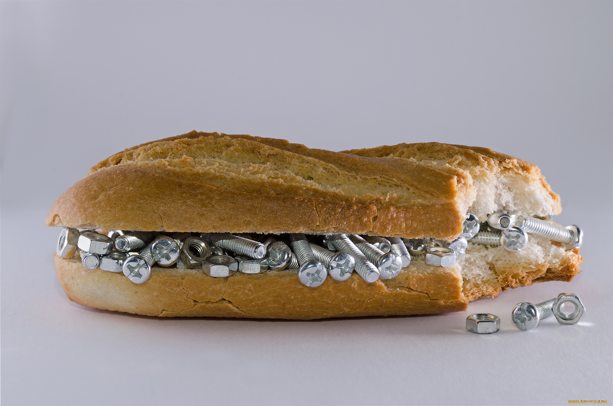 юмор, и, приколы, хлеб, гайки, винты