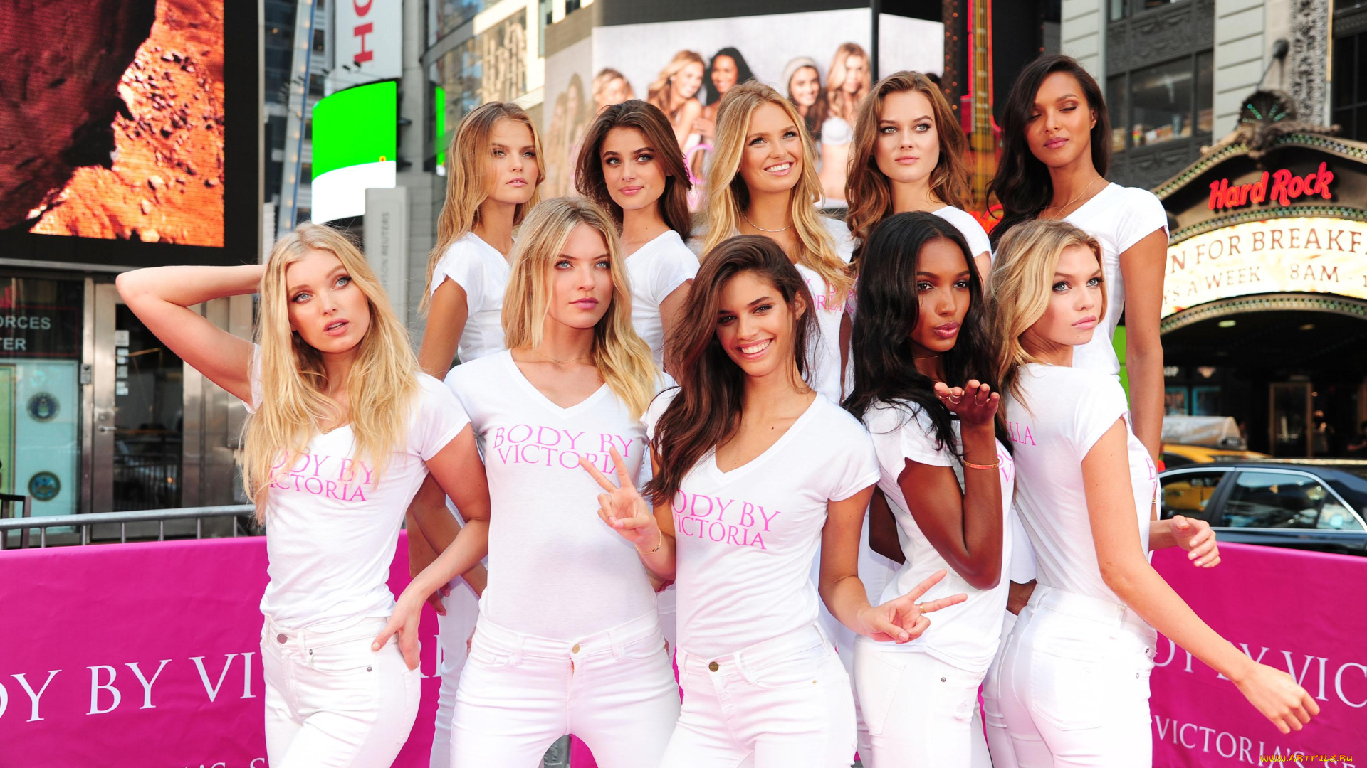 бренды, victoria`s, secret, улица, футболки, улыбки, модели
