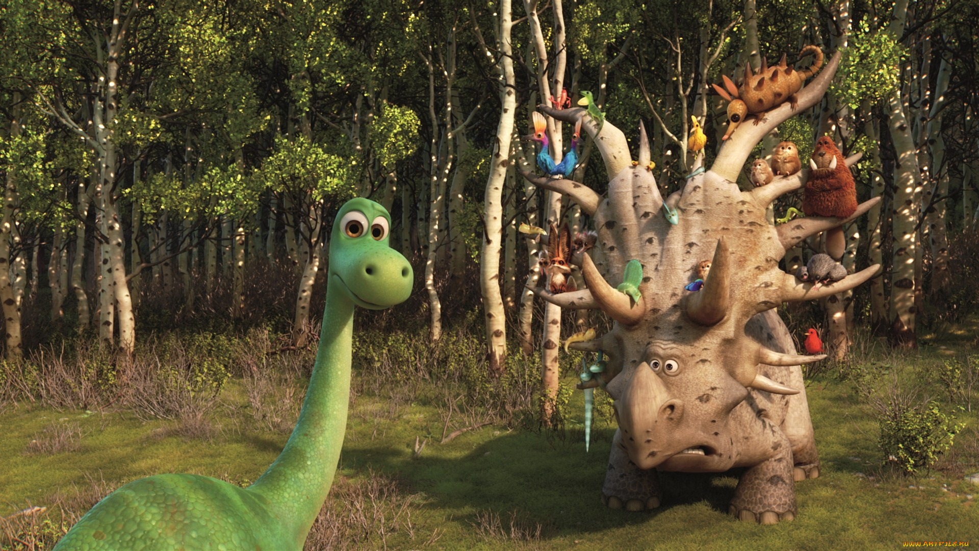 the, good, dinosaur, мультфильмы, персонаж