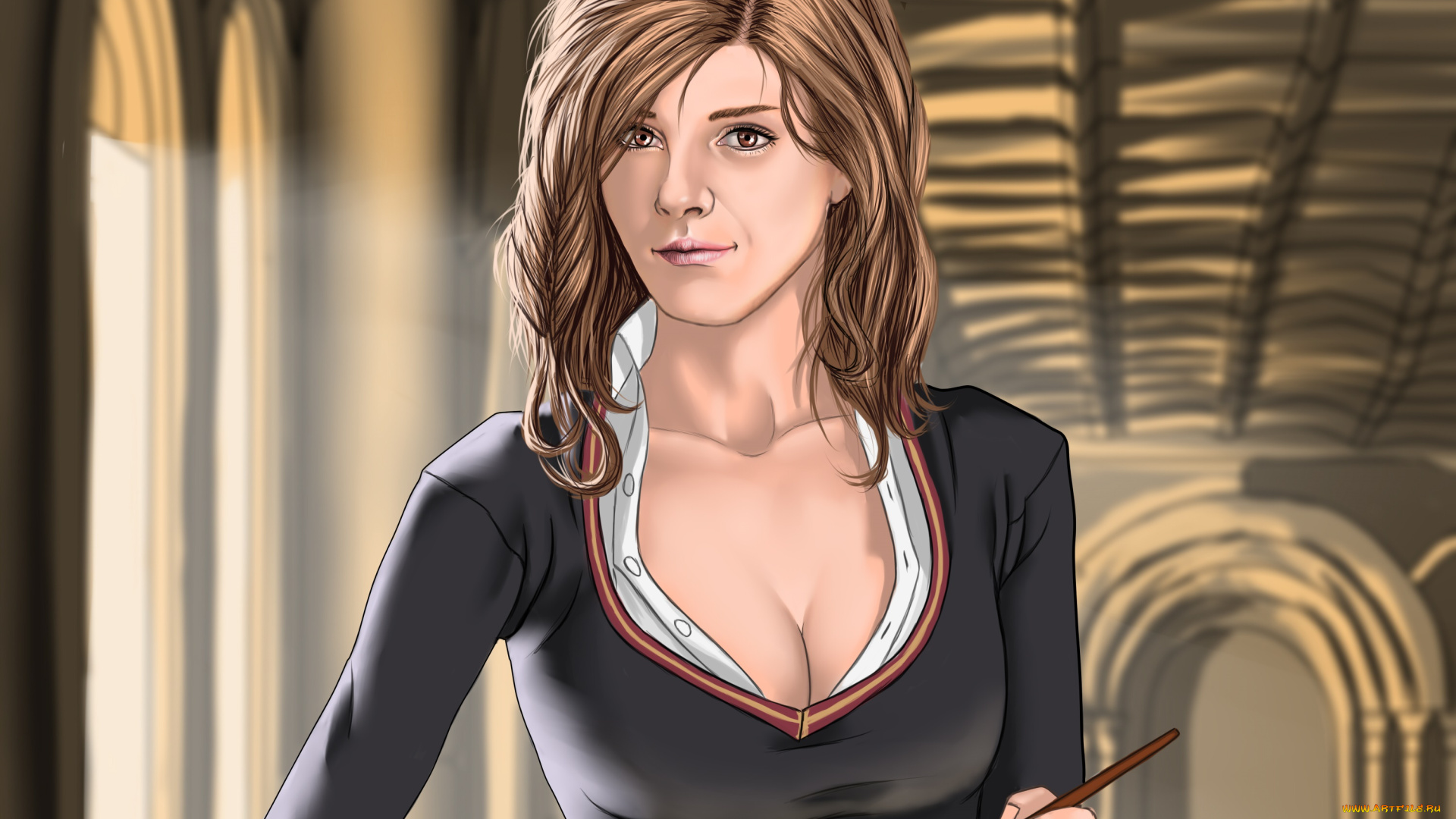 векторная, графика, девушки, , girls, девушка, фон, взгляд