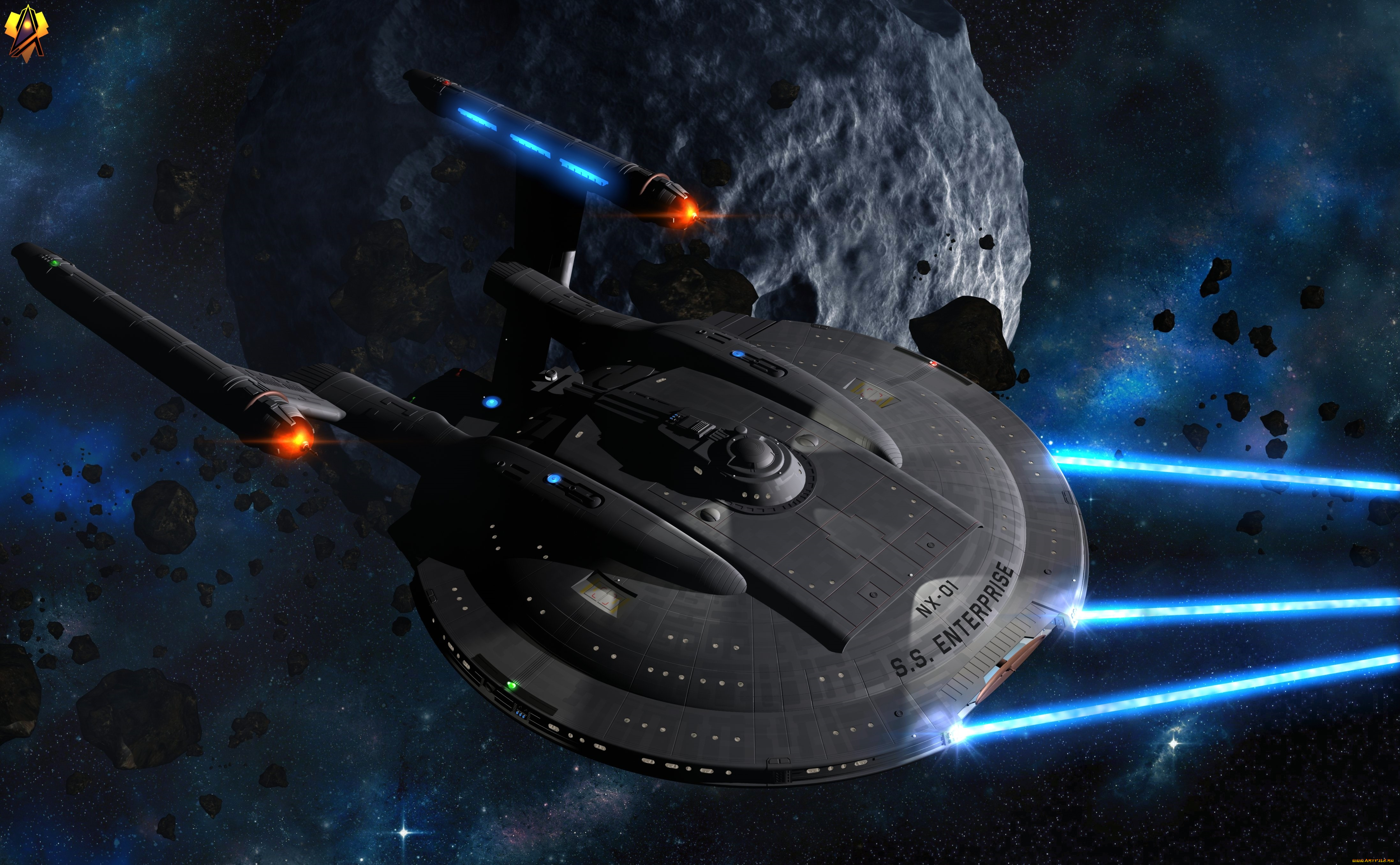 космос, арт, вселенная, полет, космический, корабль, планета