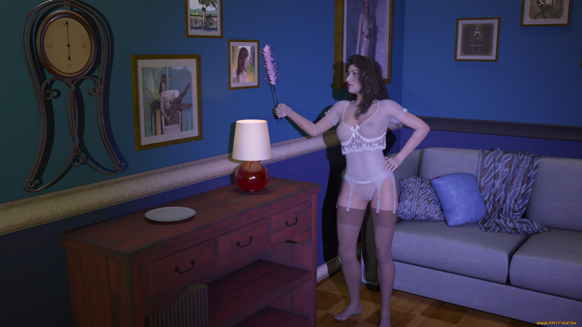 3д, графика, люди, , people, взгляд, фон, девушка