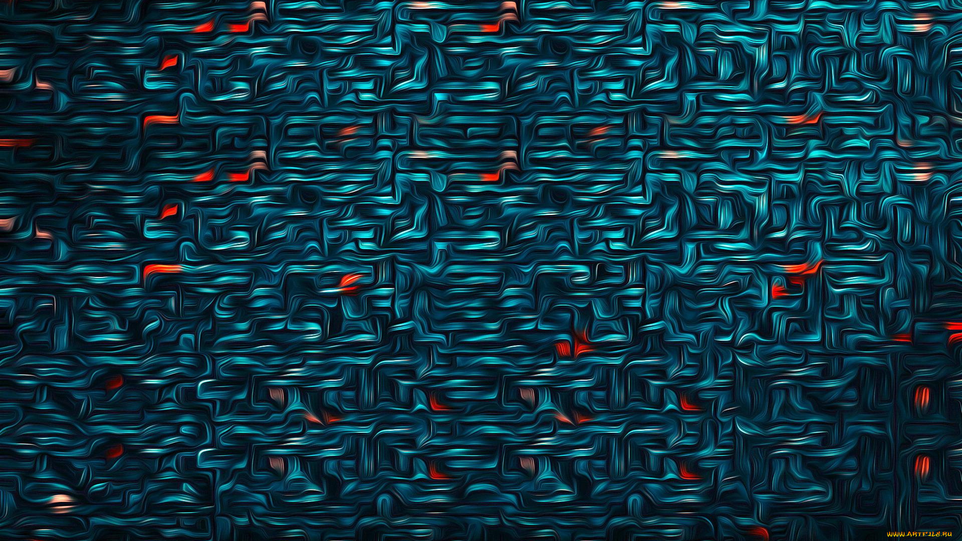 3д, графика, текстуры, , , textures, синий, пятна, плетение, текстура