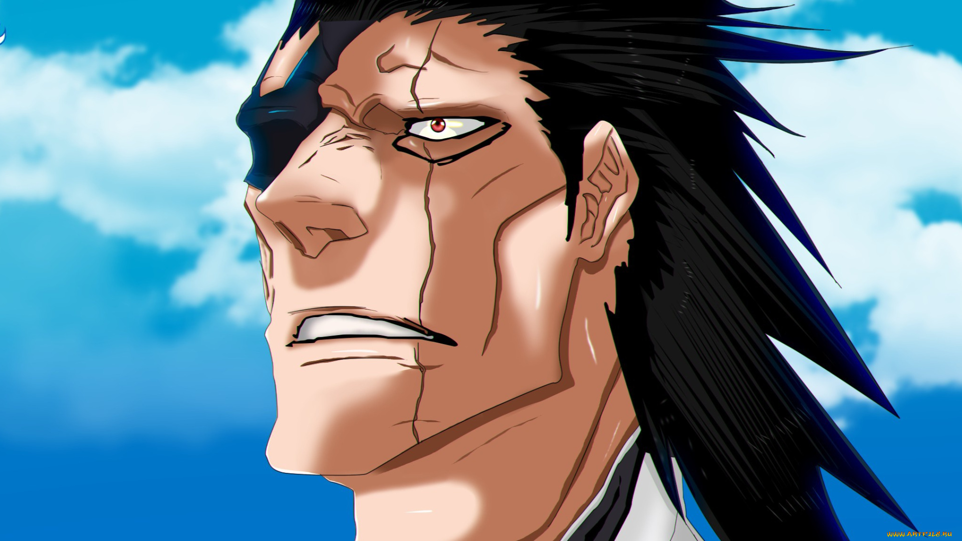 аниме, bleach, zaraki, kenpachi