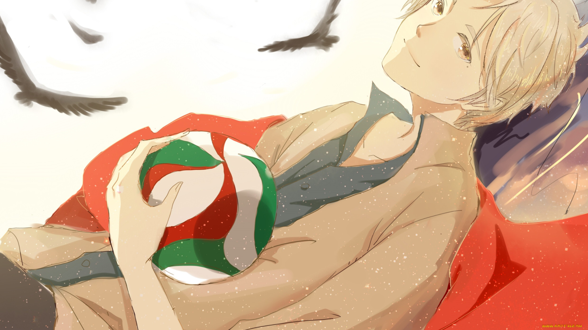 аниме, haikyuu, sugawara, koushi