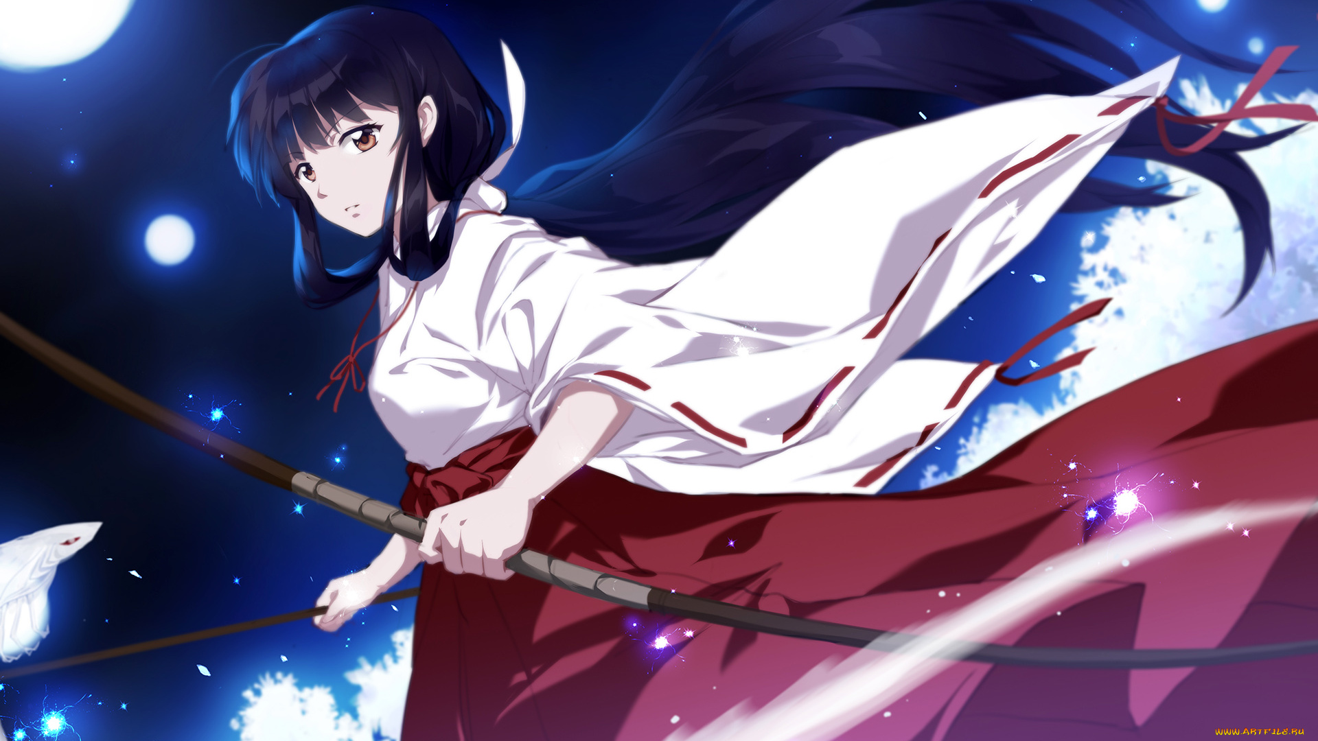 аниме, inuyasha, kikyou