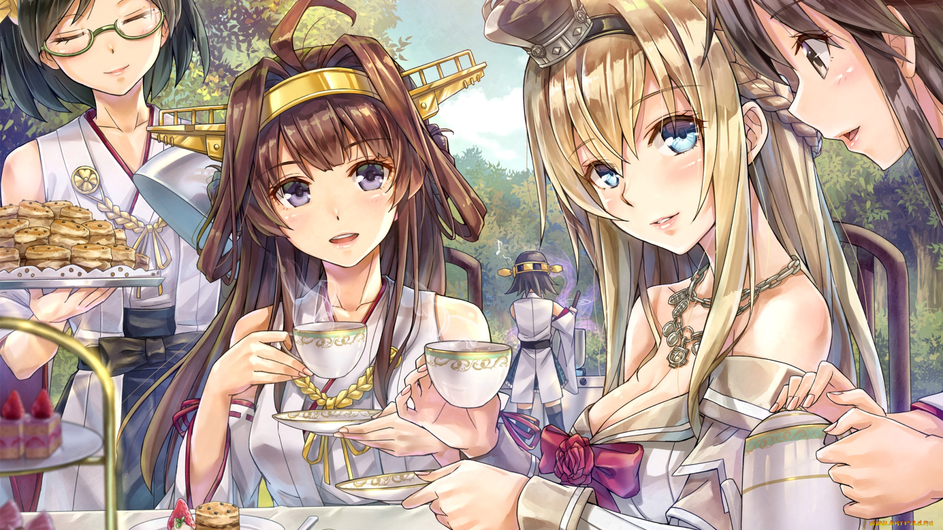 аниме, kantai, collection, kantai, collection