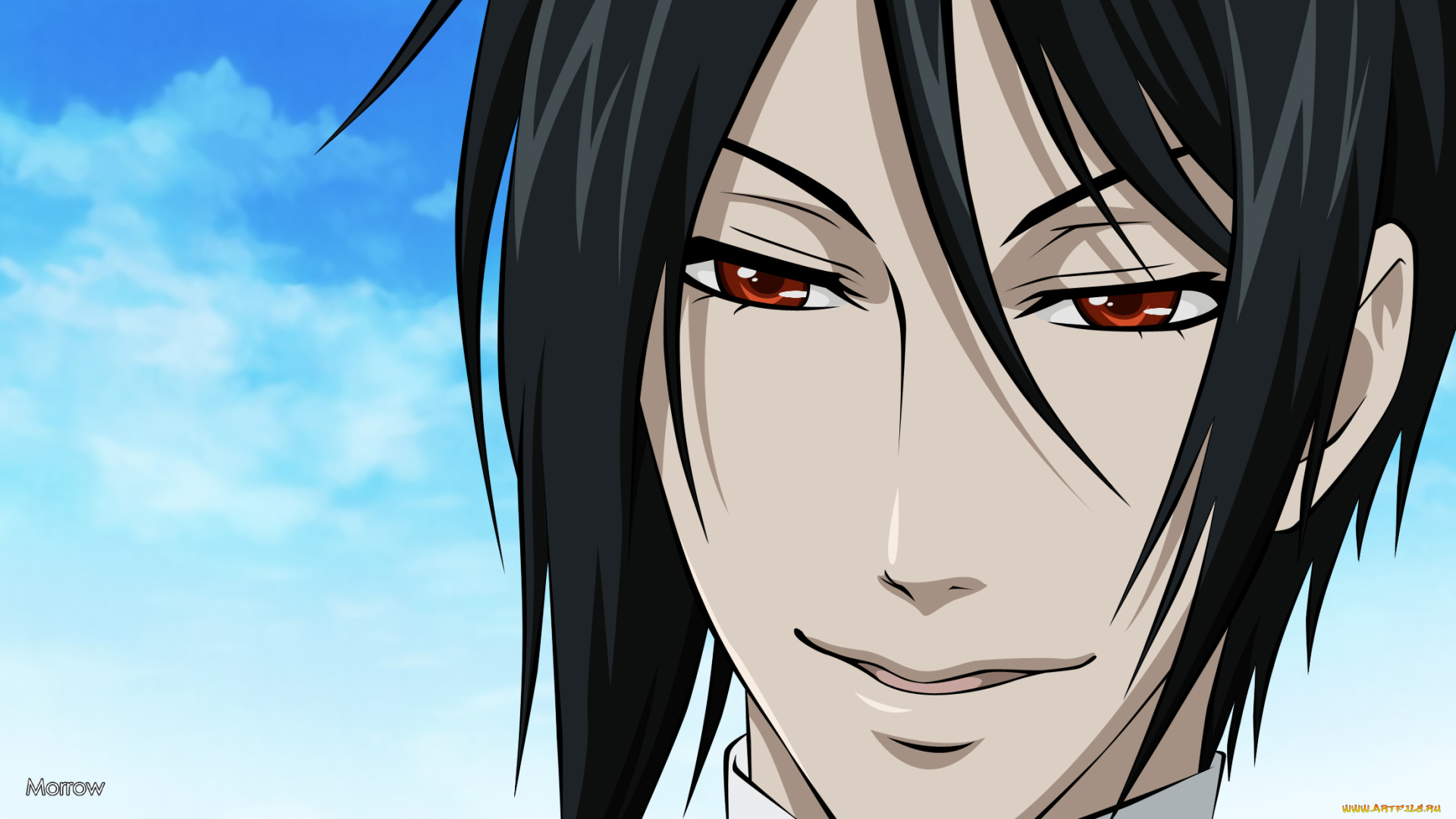 аниме, kuroshitsuji, sebastian, michaelis