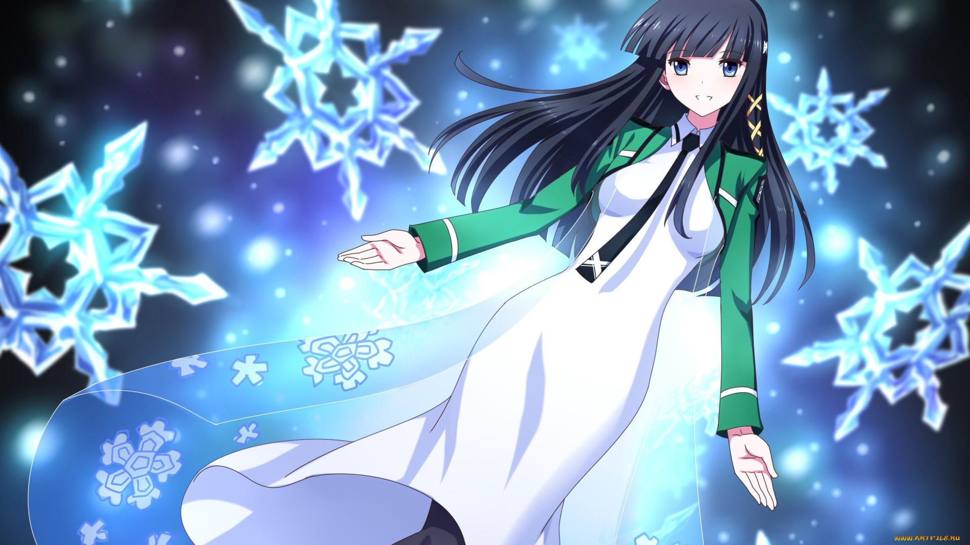 аниме, mahouka, koukou, no, rettousei, miyuki