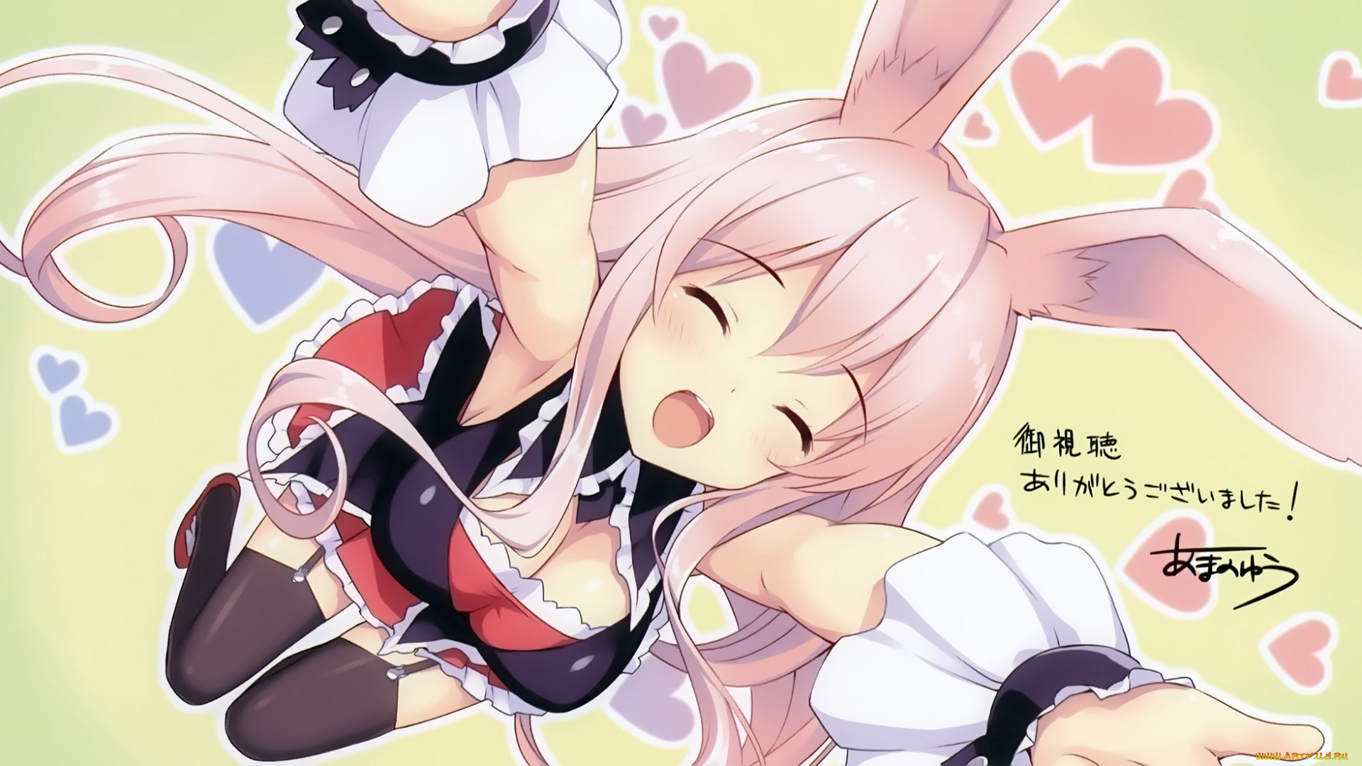 аниме, mondaiji, kurousagi