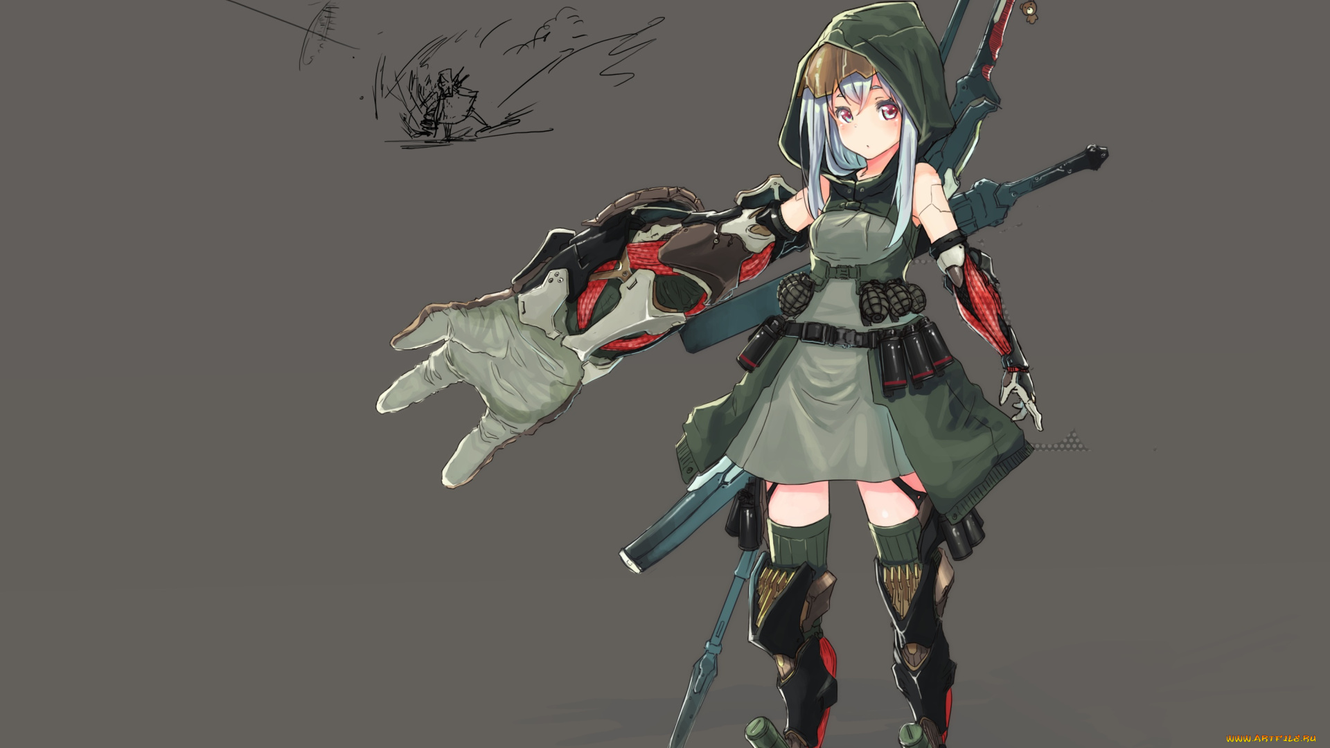 аниме, оружие, , техника, , технологии, oota, youjo