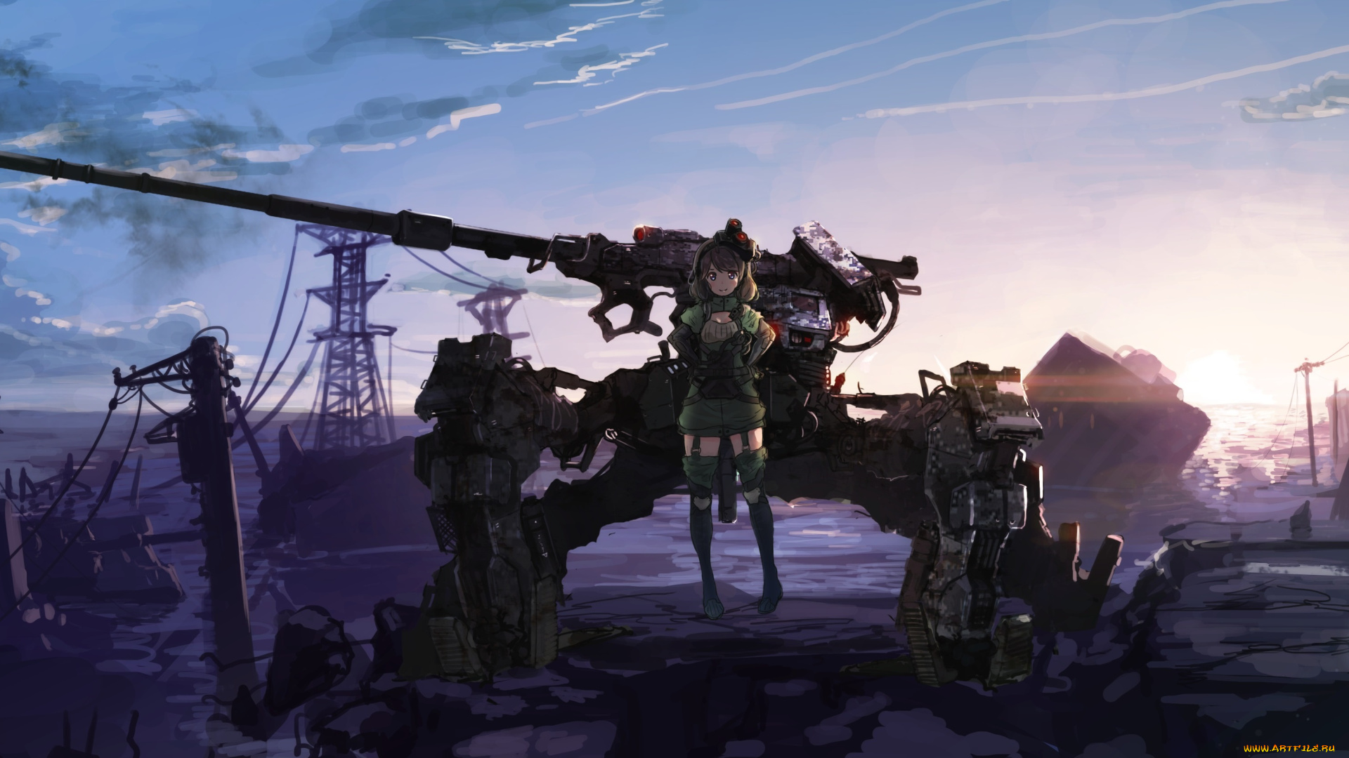 аниме, оружие, , техника, , технологии, oota, youjo