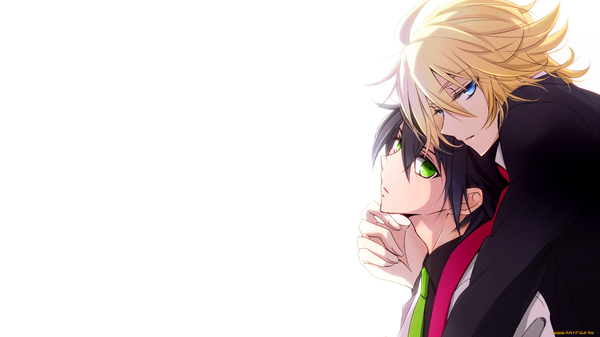 аниме, owari, no, seraph, микаэла, юичиро