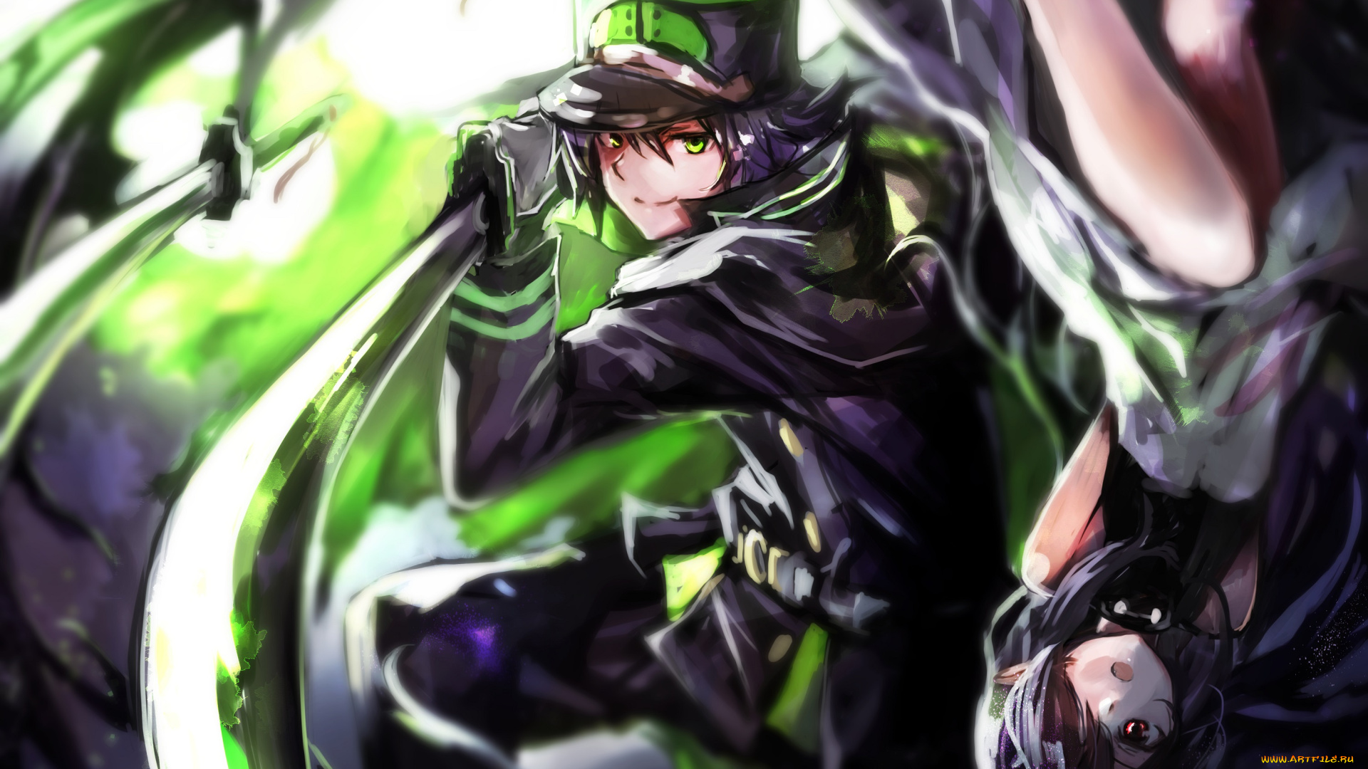 аниме, owari, no, seraph, юичиро