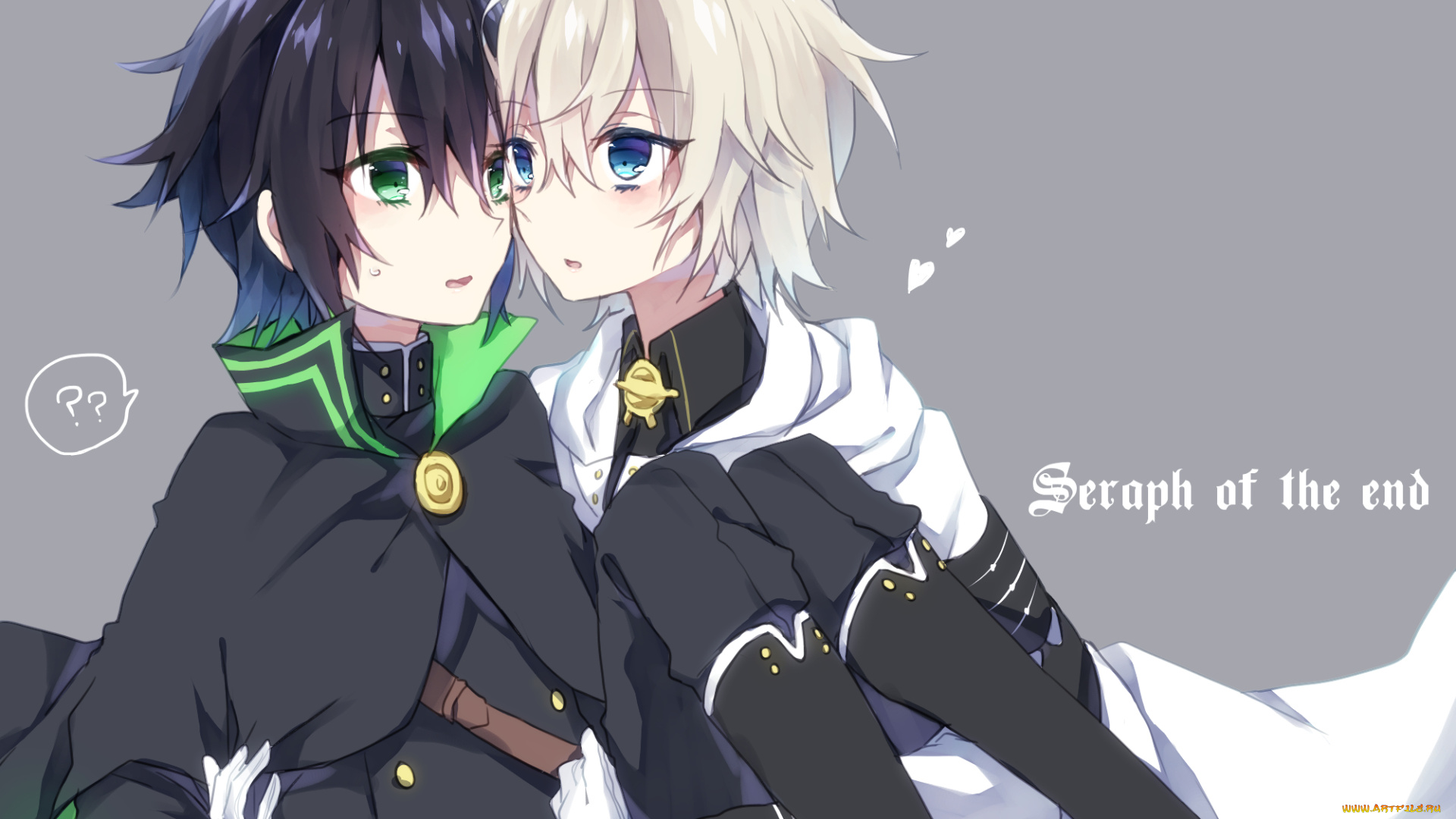 аниме, owari, no, seraph, юичиро, микаэла