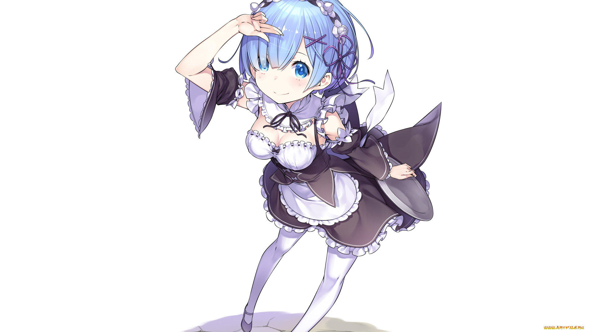 аниме, re, , zero, kara, hajimeru, isekai, seikatsu, рем