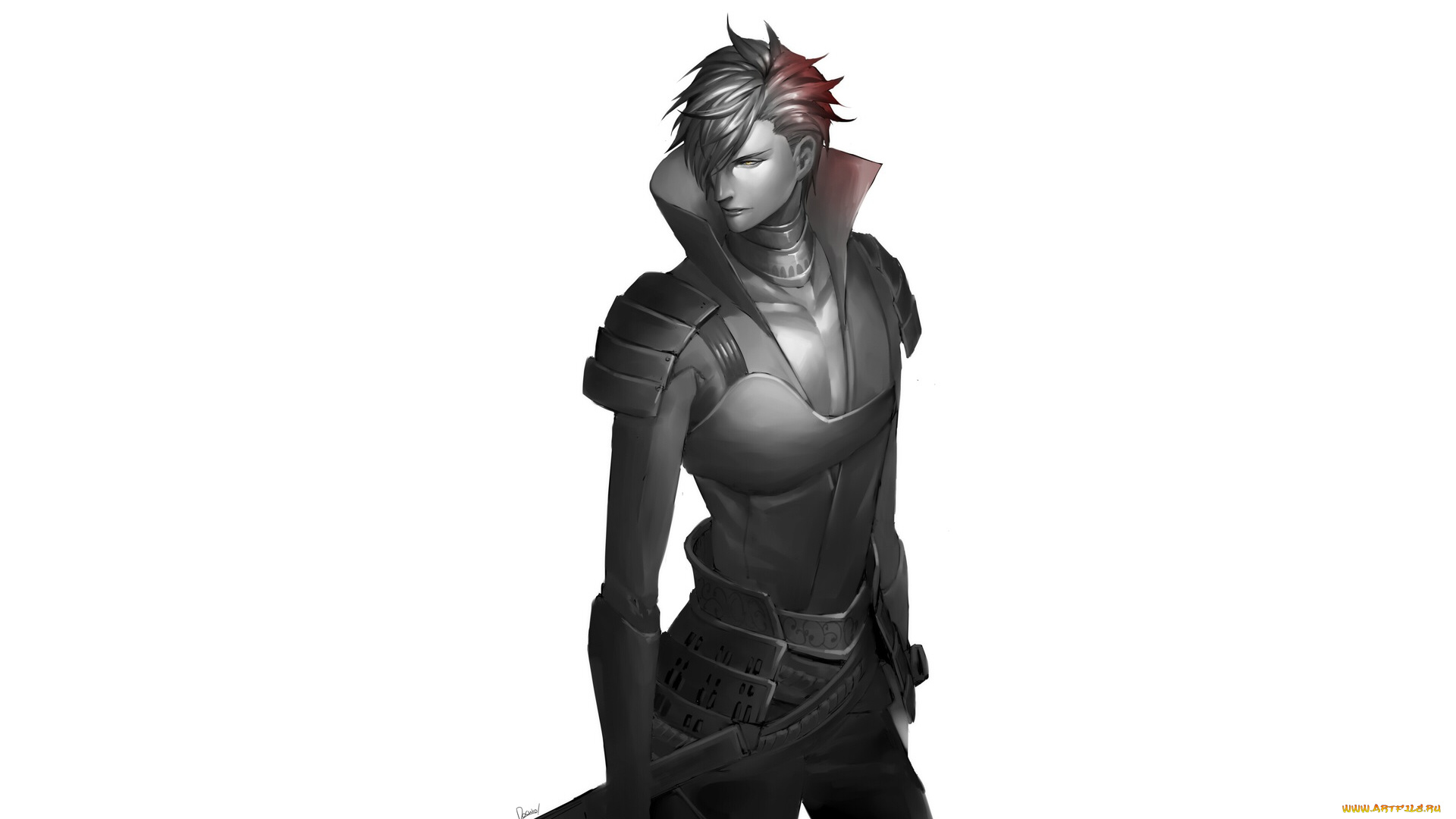 аниме, sengoku, basara, shima, sakon