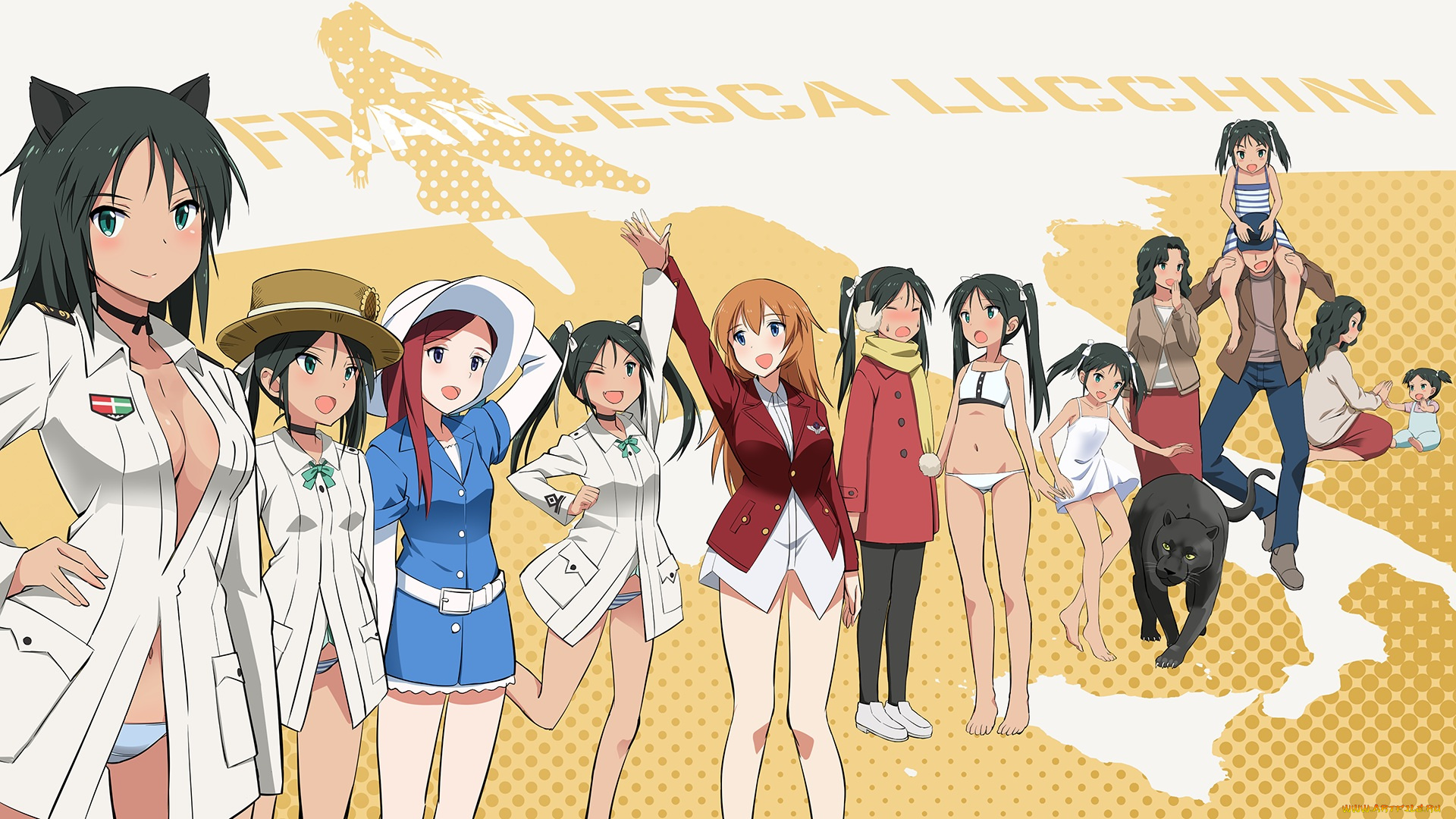 аниме, strike, witches, strike, witches