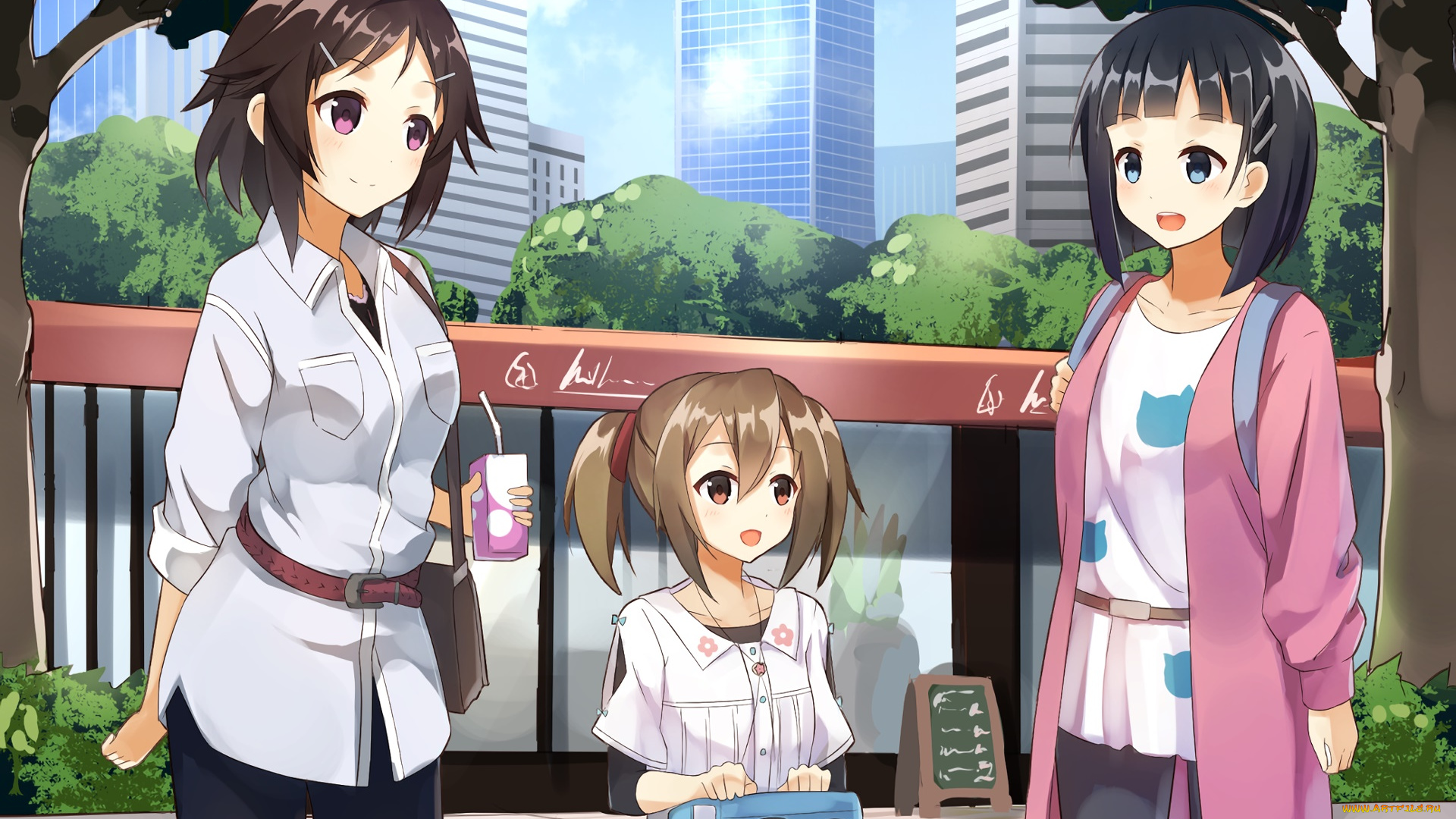 аниме, sword, art, online, фон, взгляд, девушки