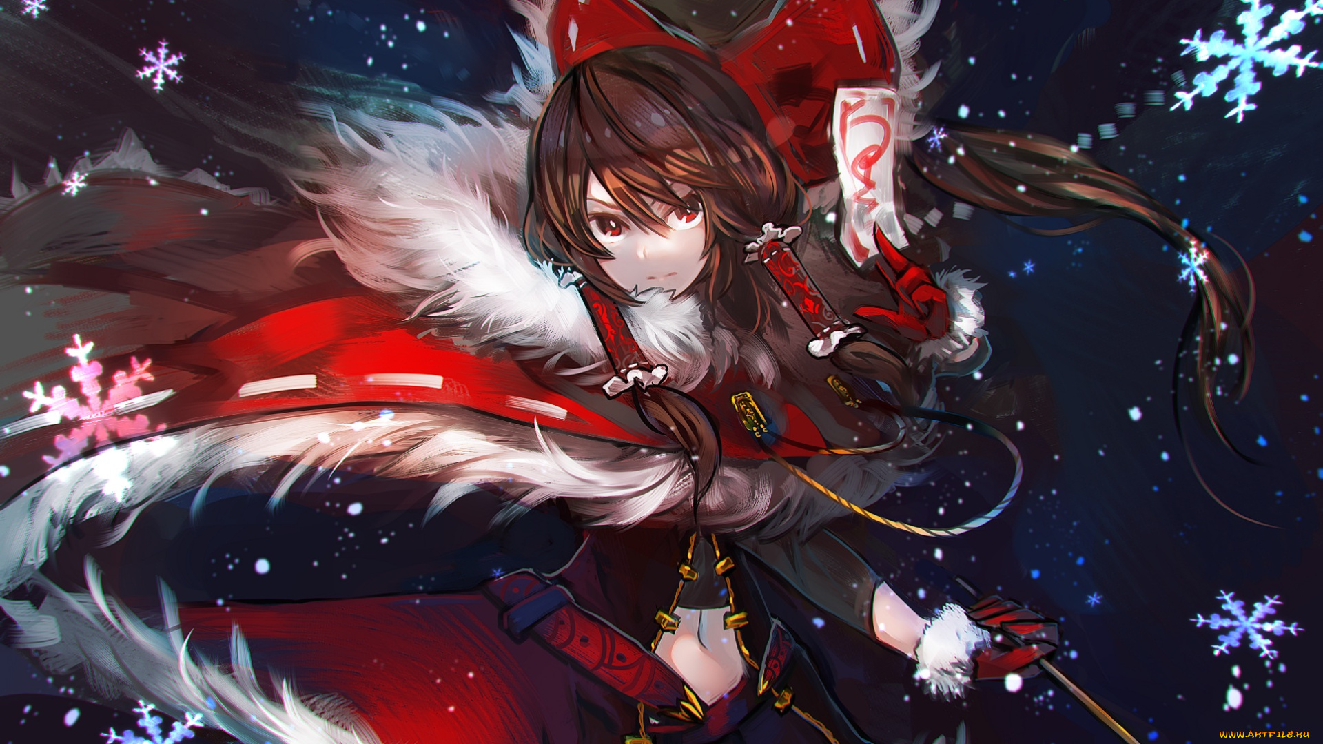 аниме, touhou, hakurei, reimu