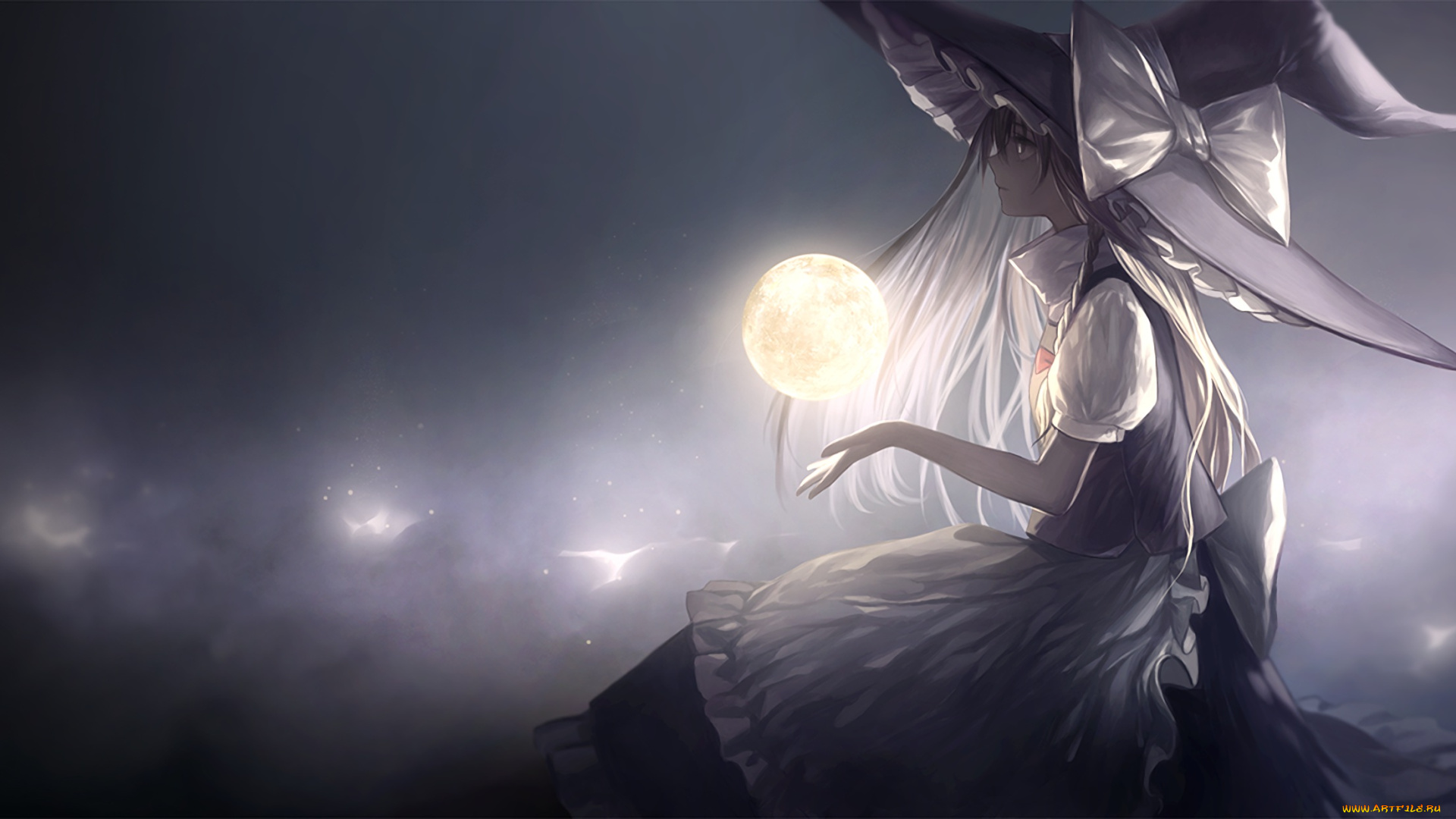 аниме, touhou, kirisame, marisa