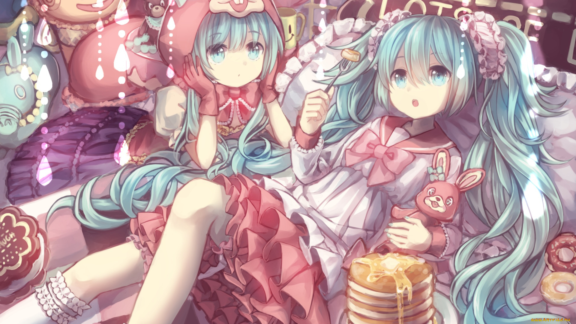 аниме, vocaloid, hatsune, miku