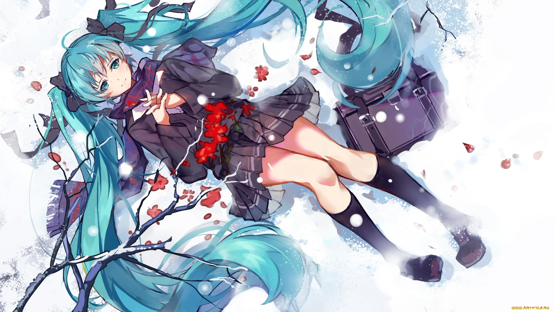 аниме, vocaloid, hatsune, miku