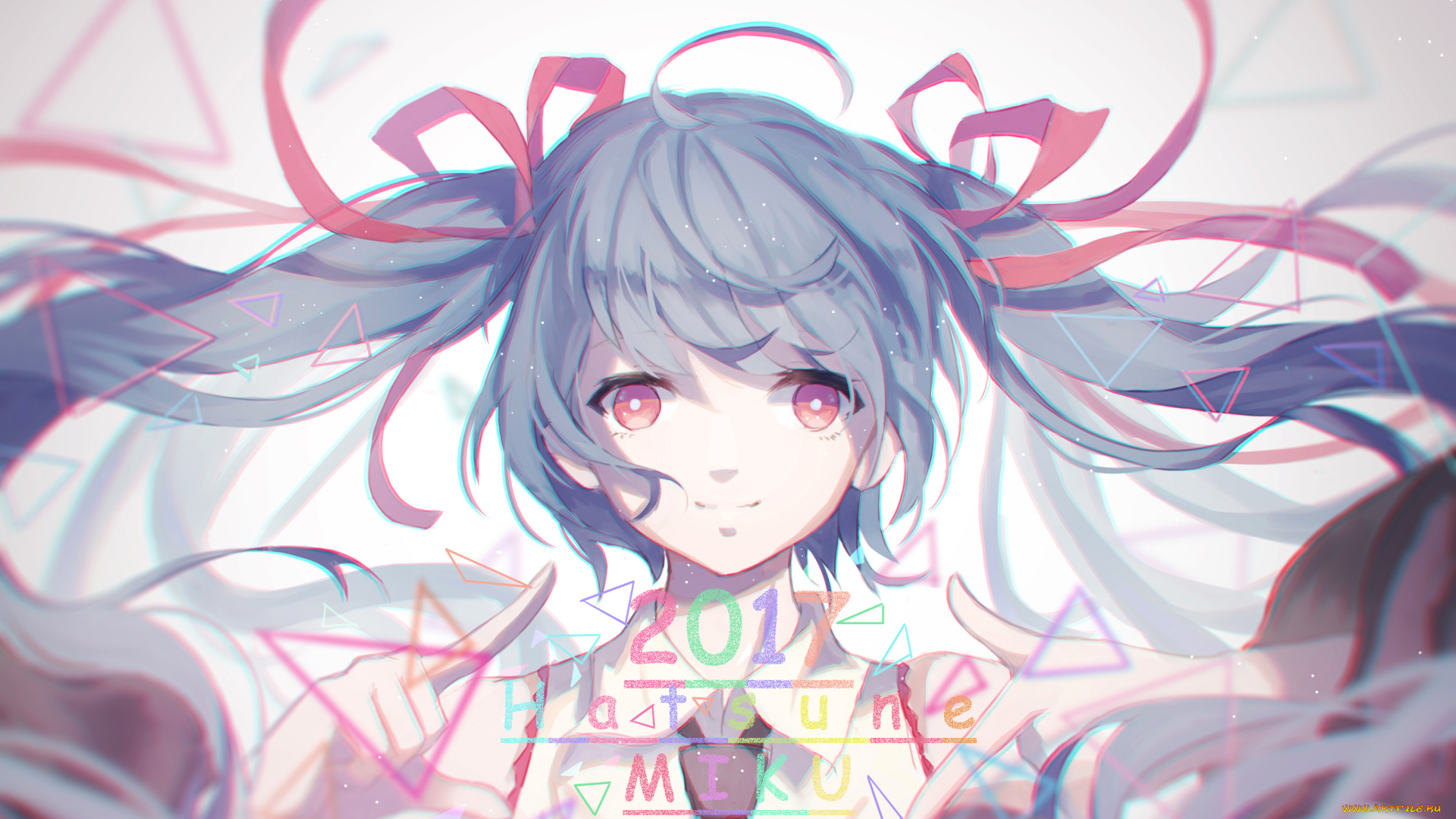 аниме, vocaloid, hatsune, miku