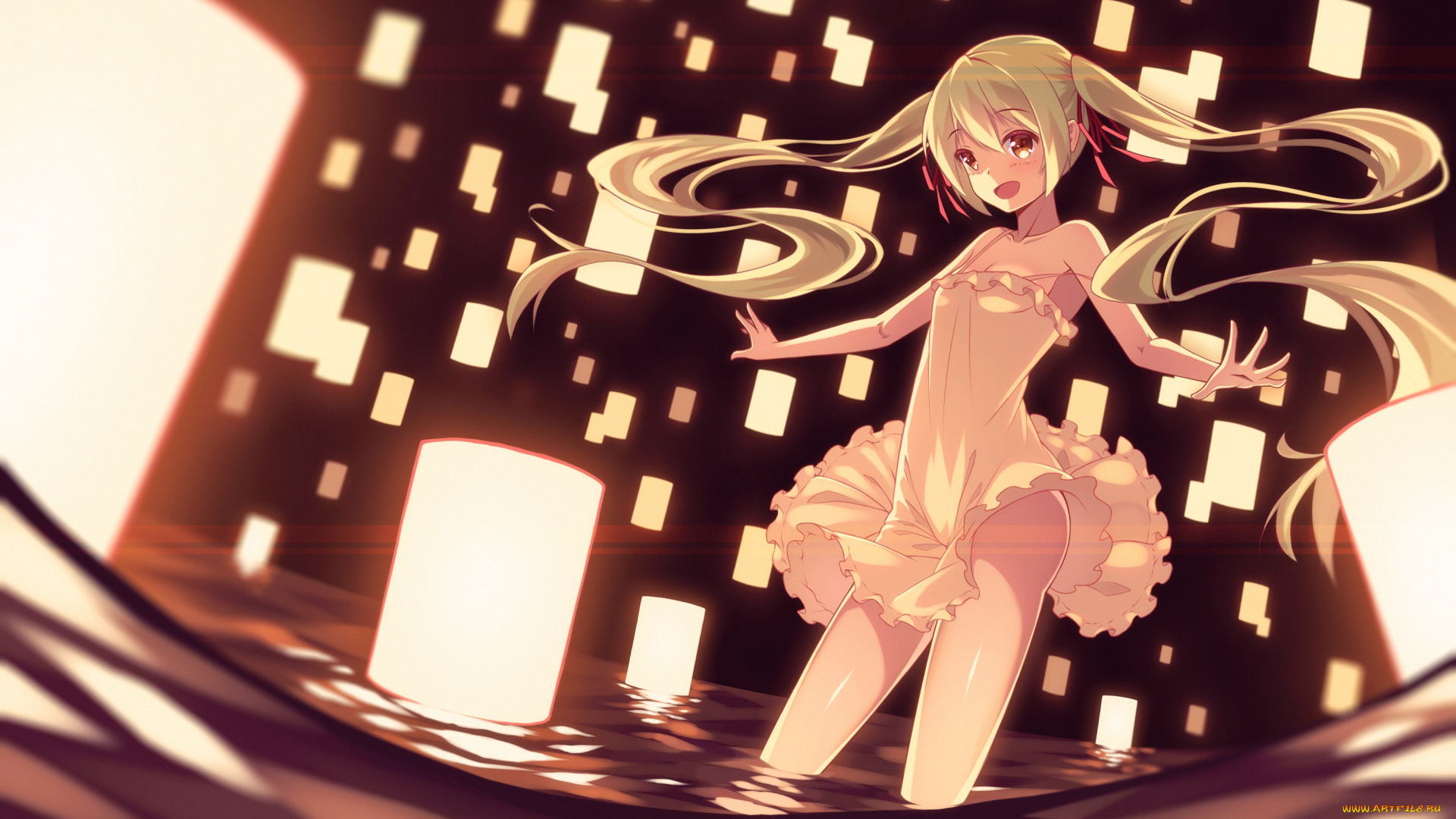 аниме, vocaloid, hatsune, miku