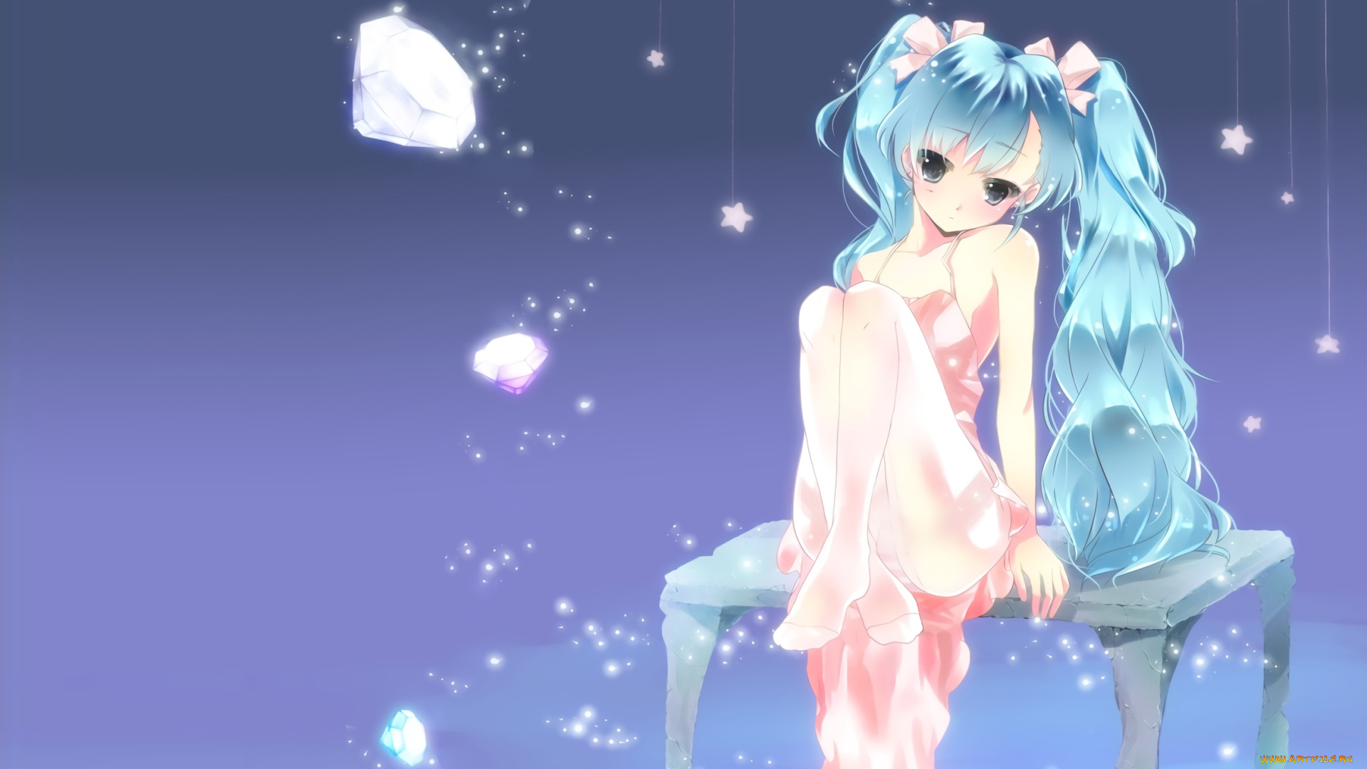 аниме, vocaloid, hatsune, miku