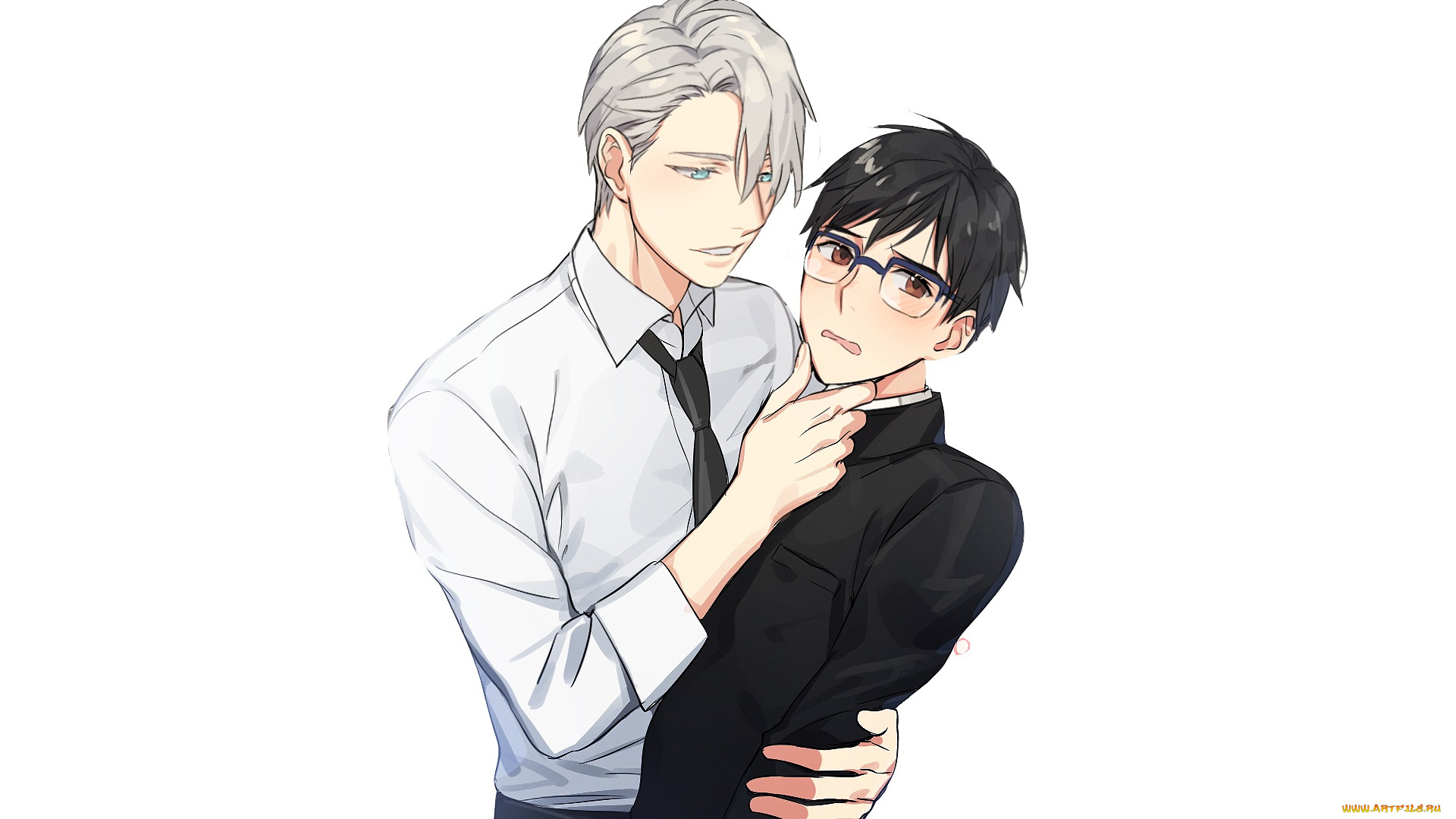 аниме, yuri, on, ice, viktor, yuri