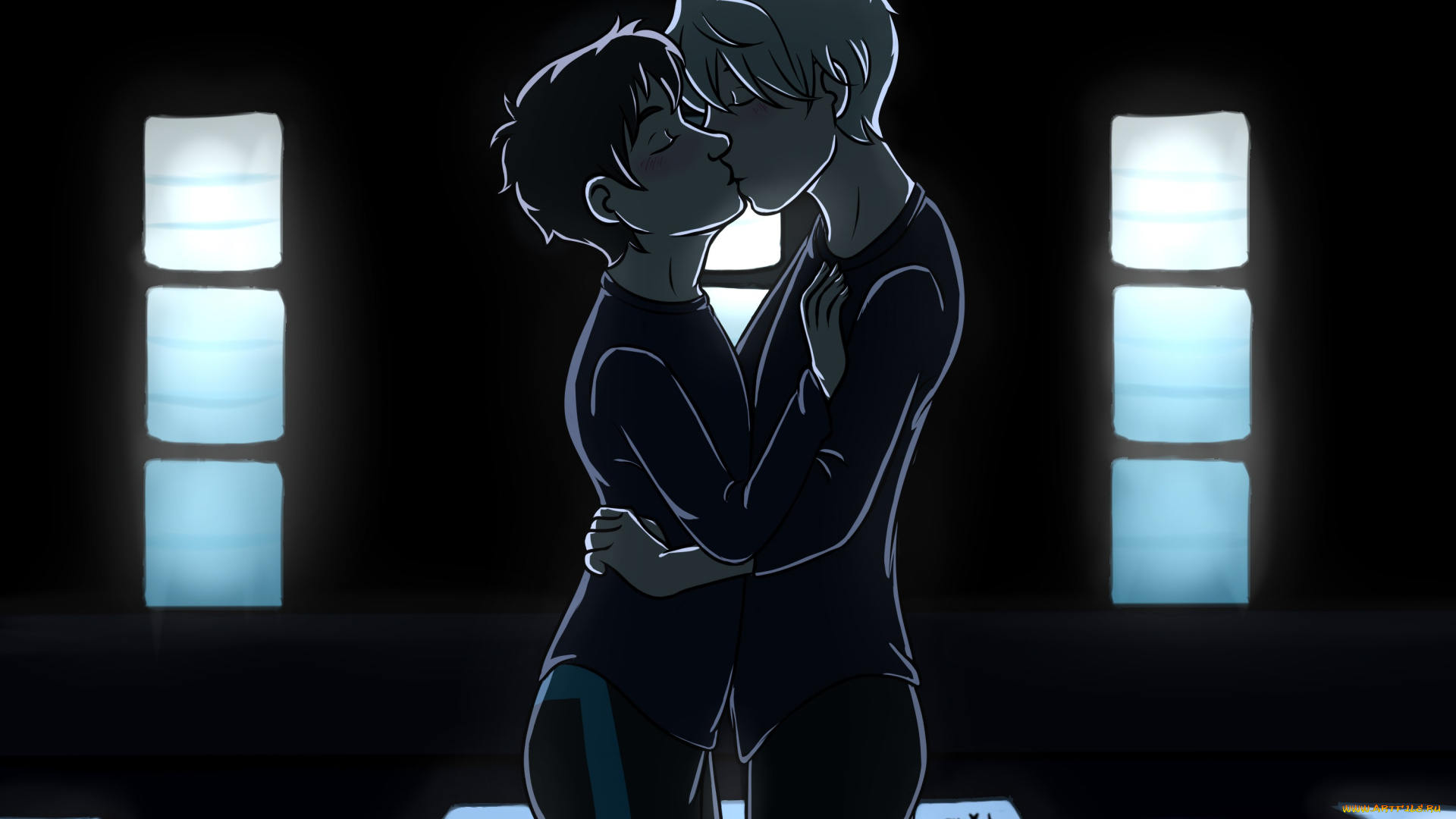 аниме, yuri, on, ice, юри, катсуки, виктор, никифоров