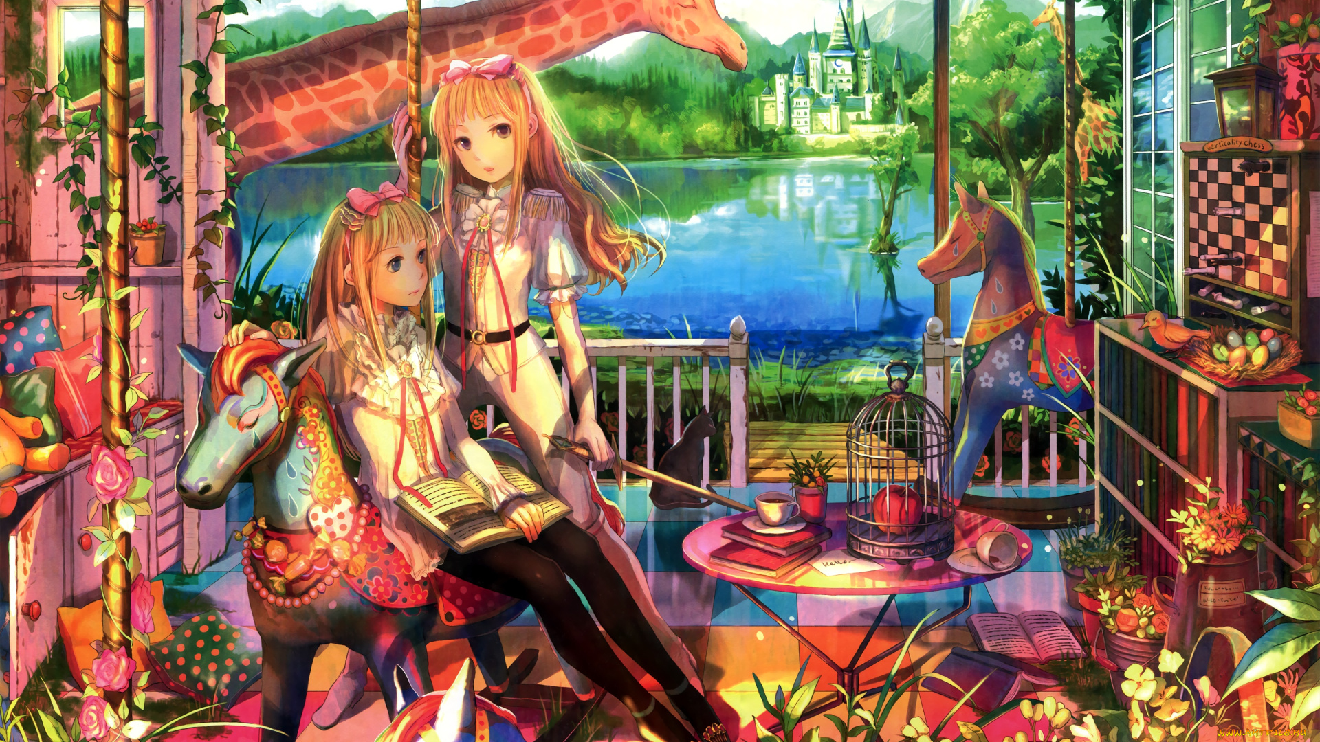 аниме, животные, , существа, fuji, choko