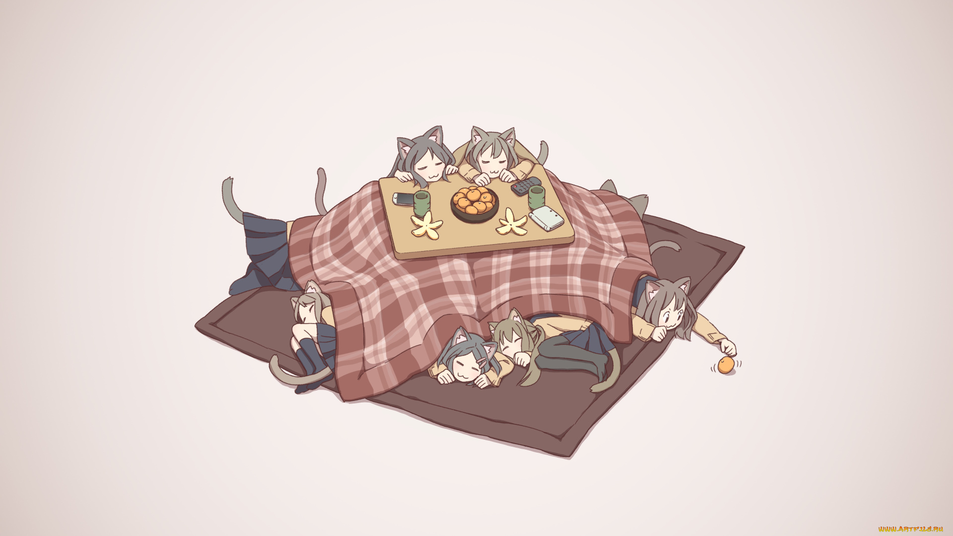 аниме, животные, , существа, syego