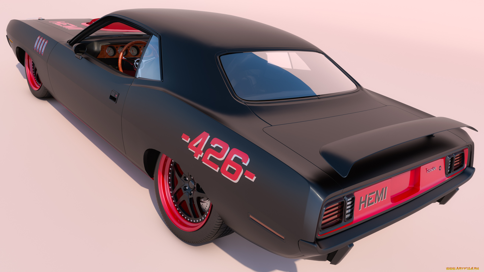 автомобили, 3д, фон, автомобиль