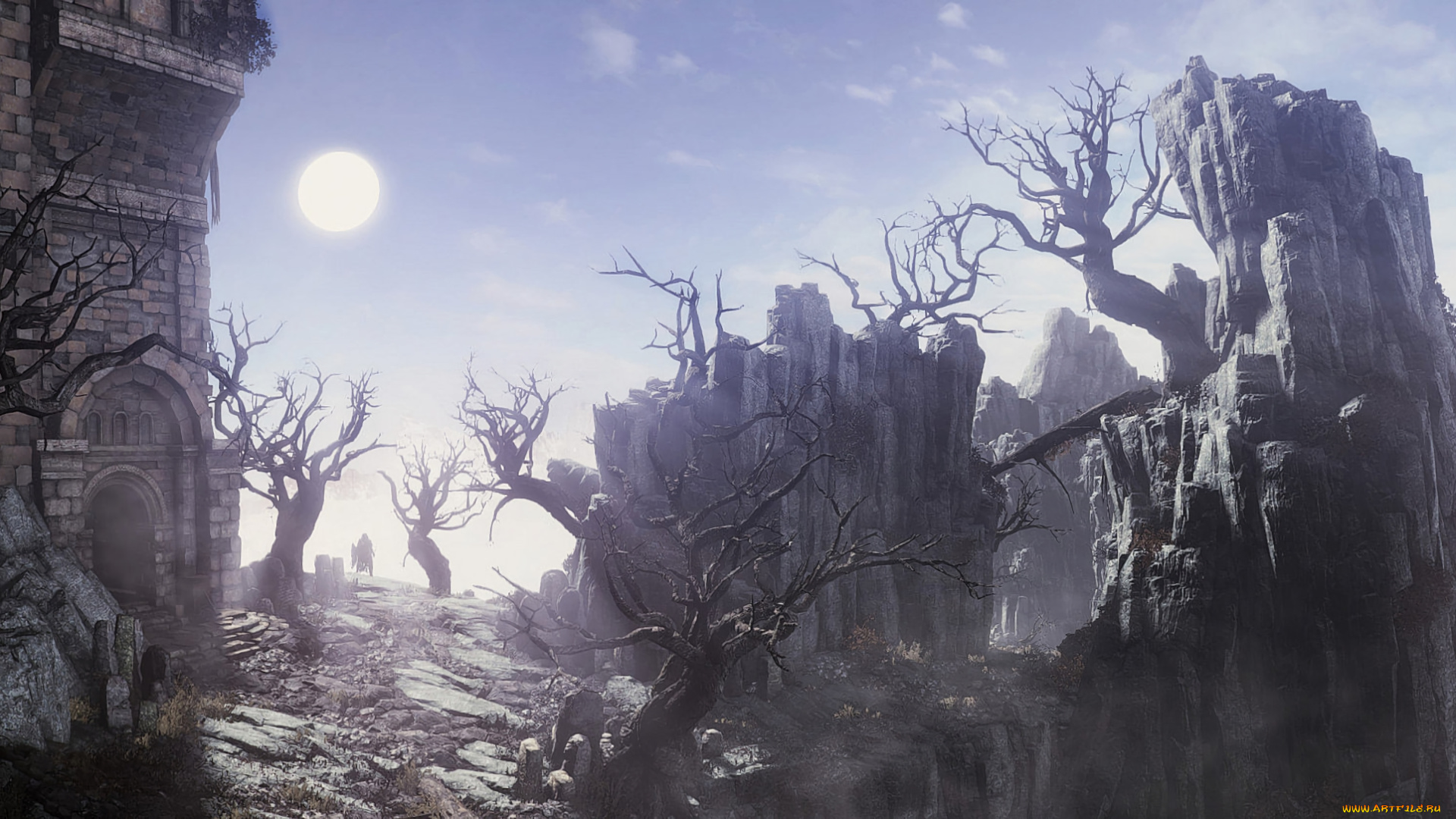 dark, souls, 3, видео, игры, пейзаж