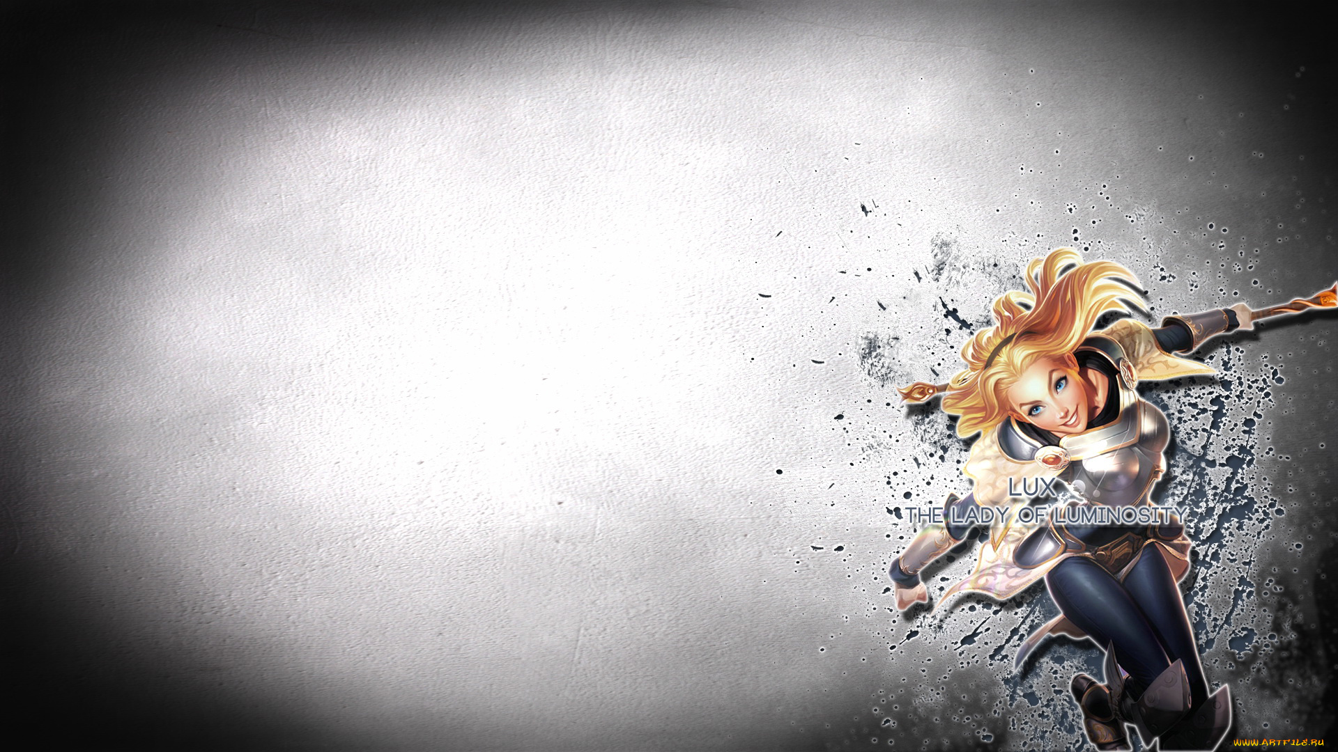 видео, игры, league, of, legends, девушка, улыбка, взгляд, фон, lux