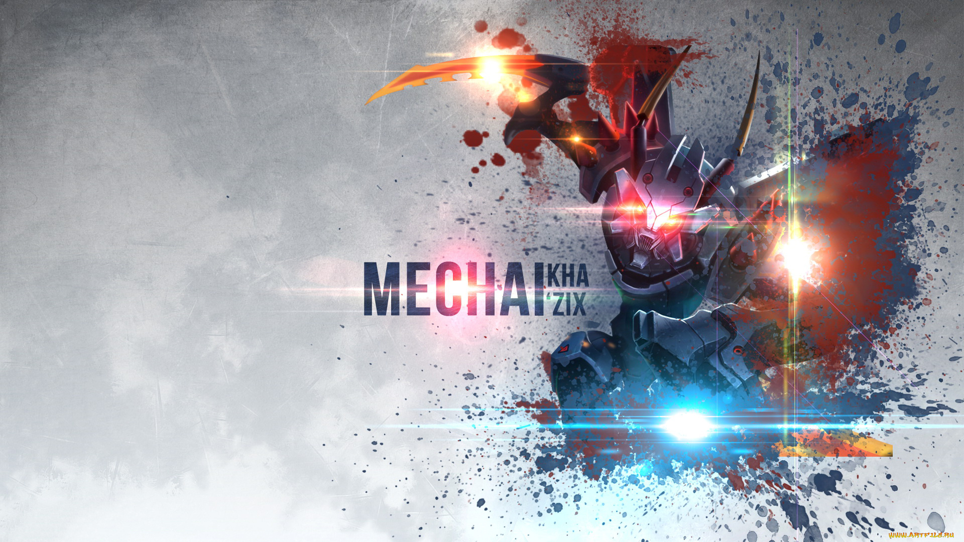 видео, игры, league, of, legends, фон, робот, kha'zix