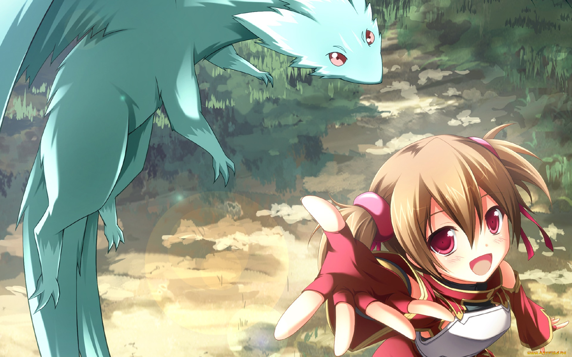 аниме, sword, art, online, девушка, взгляд, фон